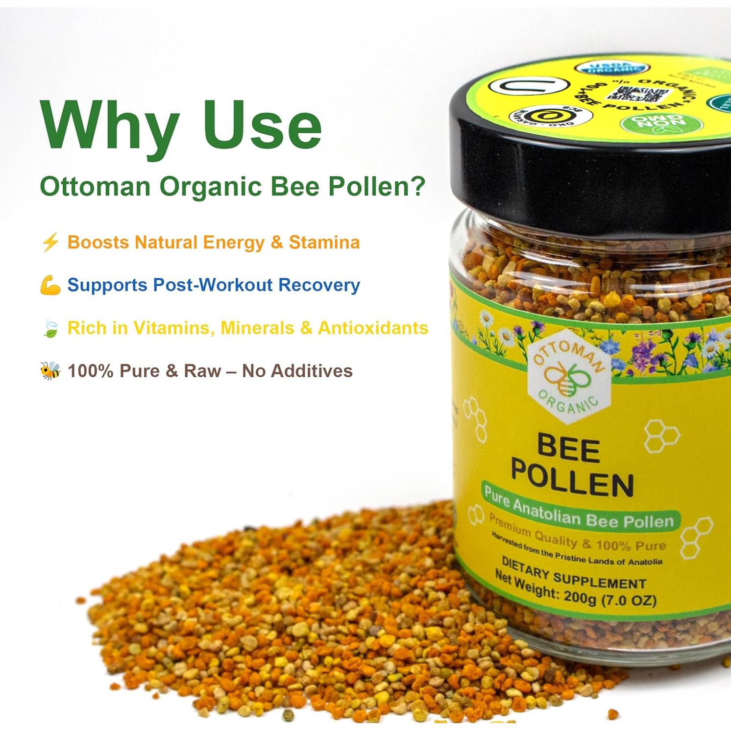 Polen de Abeja Orgánico Ottoman 200g - Superalimento Natural
