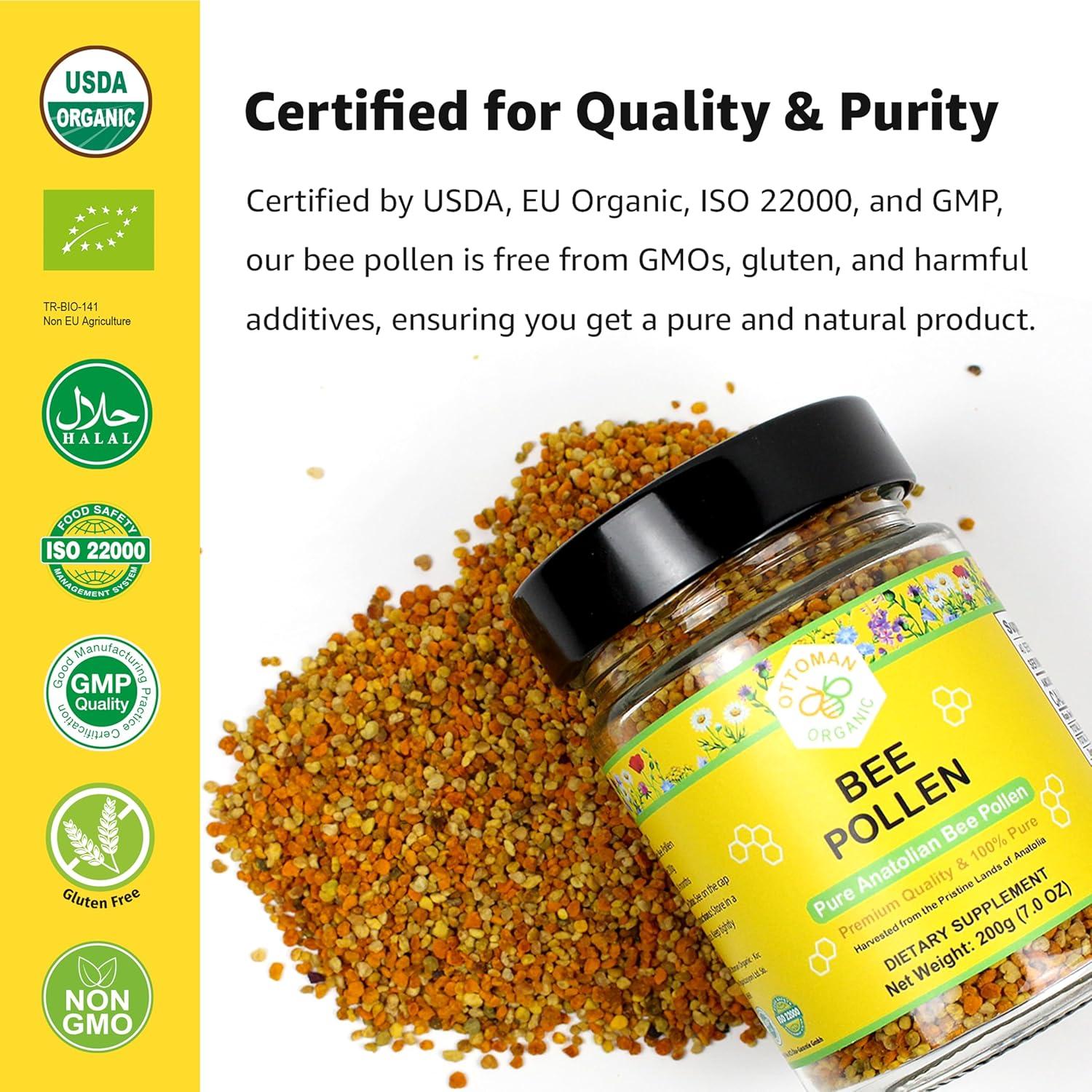 Polen de Abeja Orgánico Ottoman 200g - Superalimento Natural