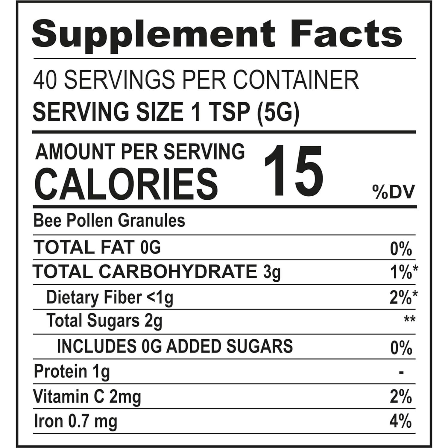 Polen de Abeja Orgánico Ottoman 200g - Superalimento Natural