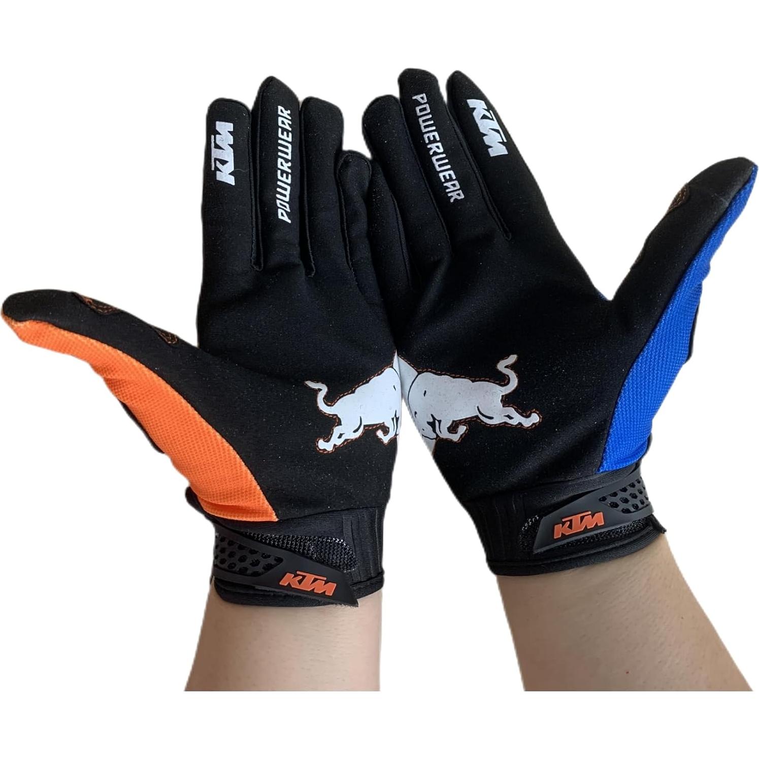 Guantes de Ciclismo EXCEREY Red Bull Antideslizantes Unisex