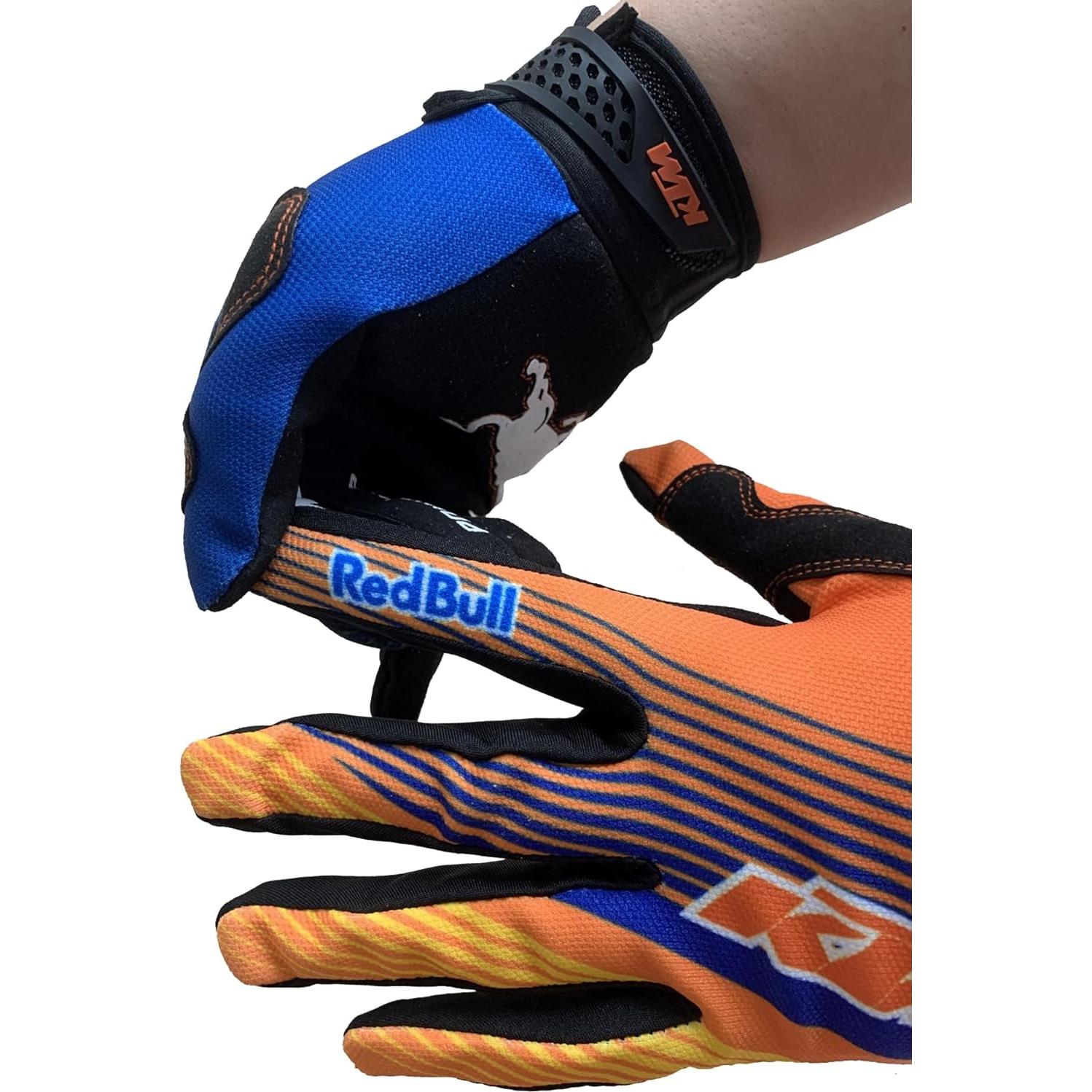 Guantes de Ciclismo EXCEREY Red Bull Antideslizantes Unisex