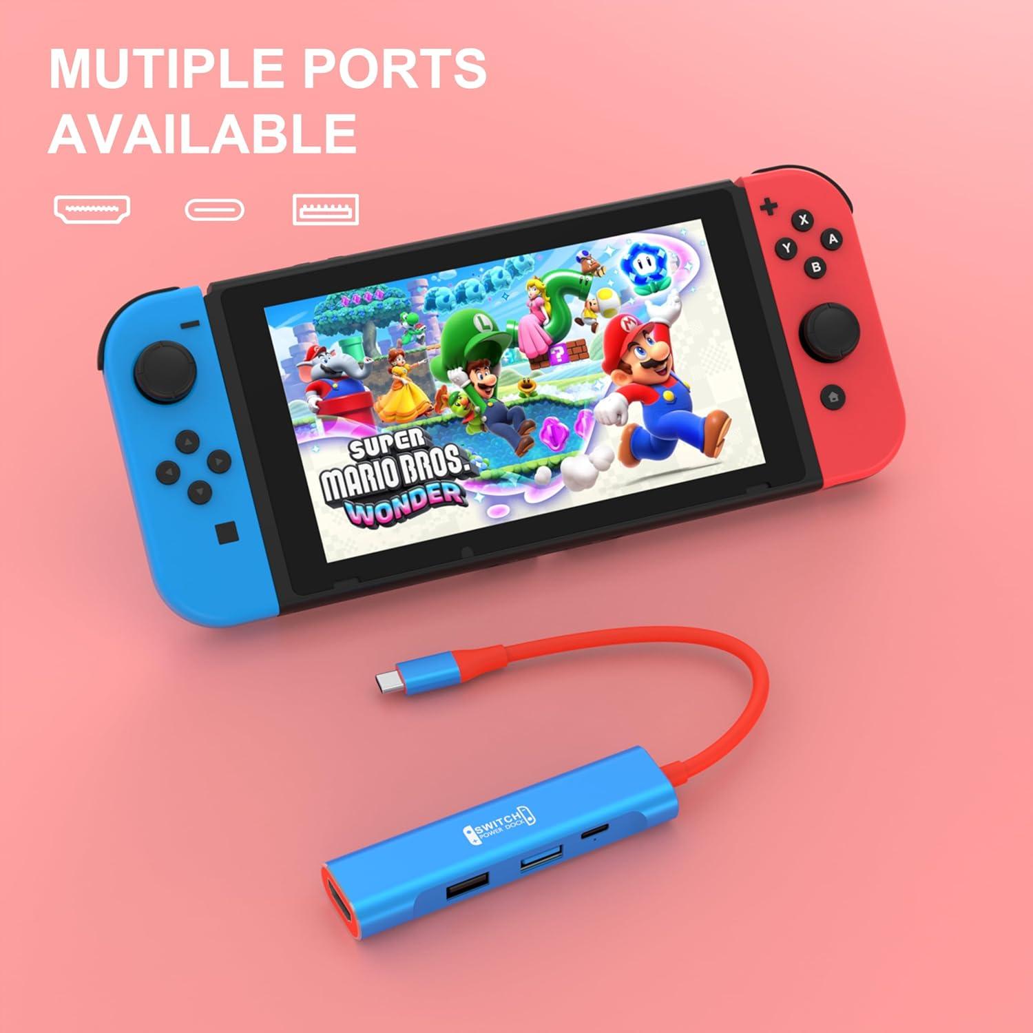 Dock RREAKA para Nintendo Switch OLED 4K USB C Portátil