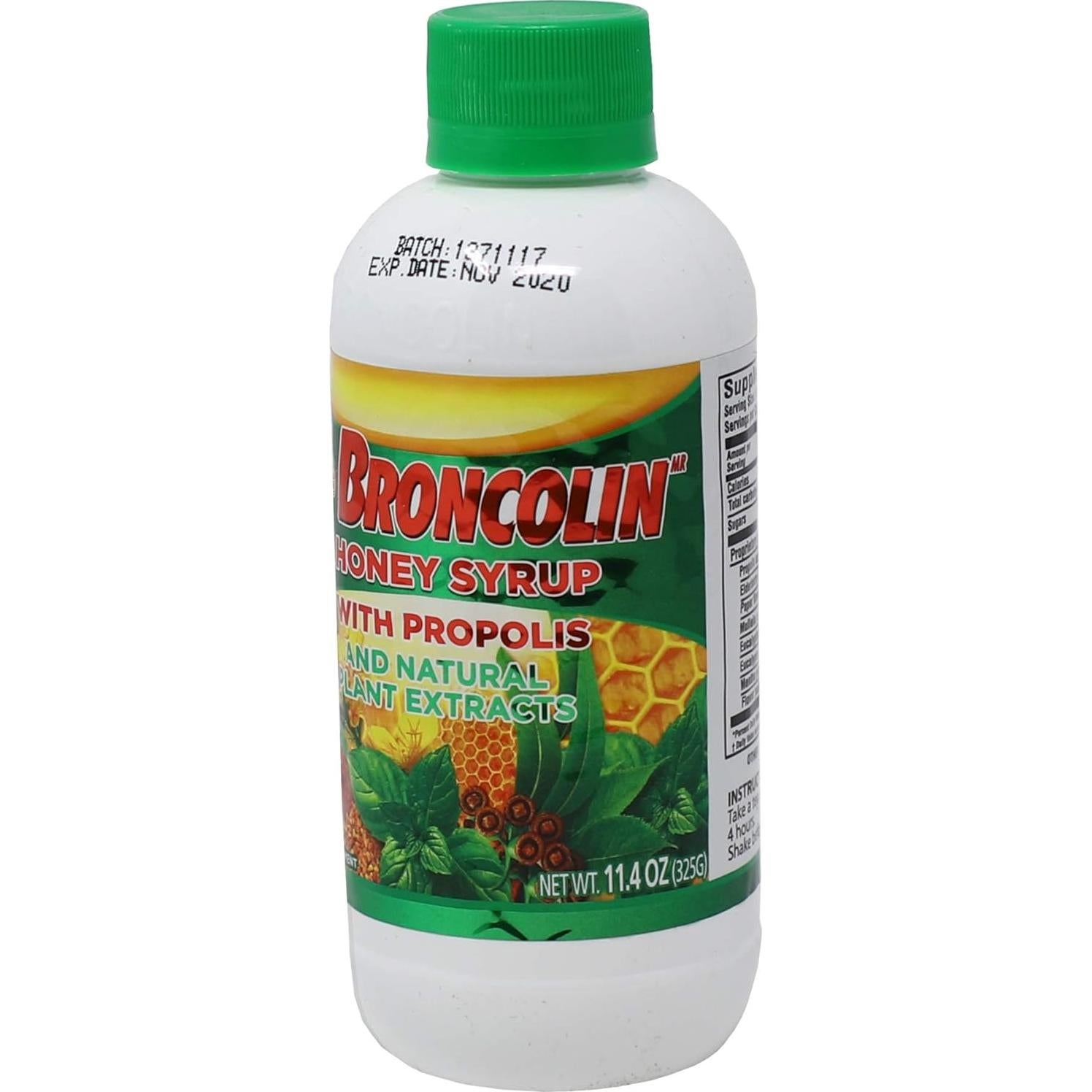 Jarabe de Miel Broncolin con Propóleos 323 g - Alivio Natural