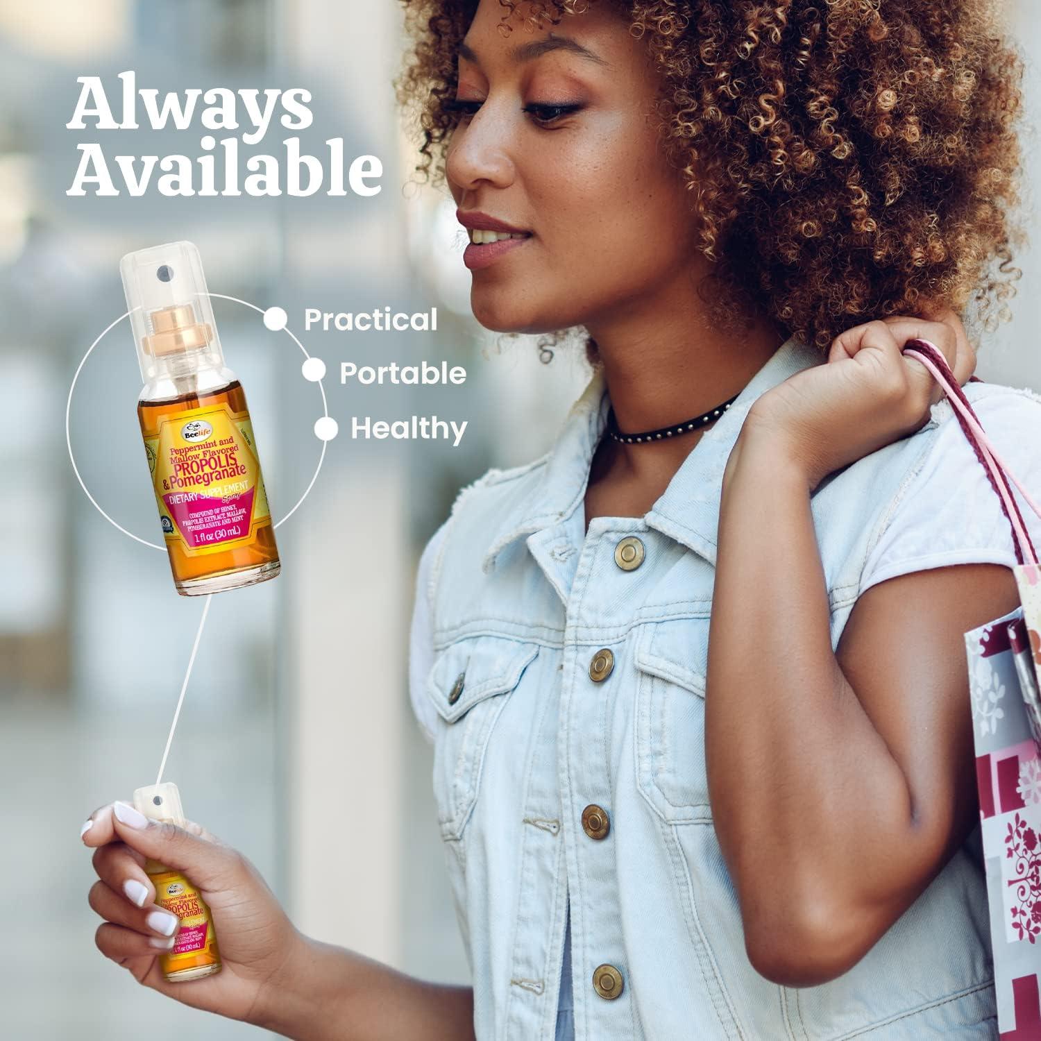 Spray de Garganta Beelife Propolis 3x90ml Menta y Granada