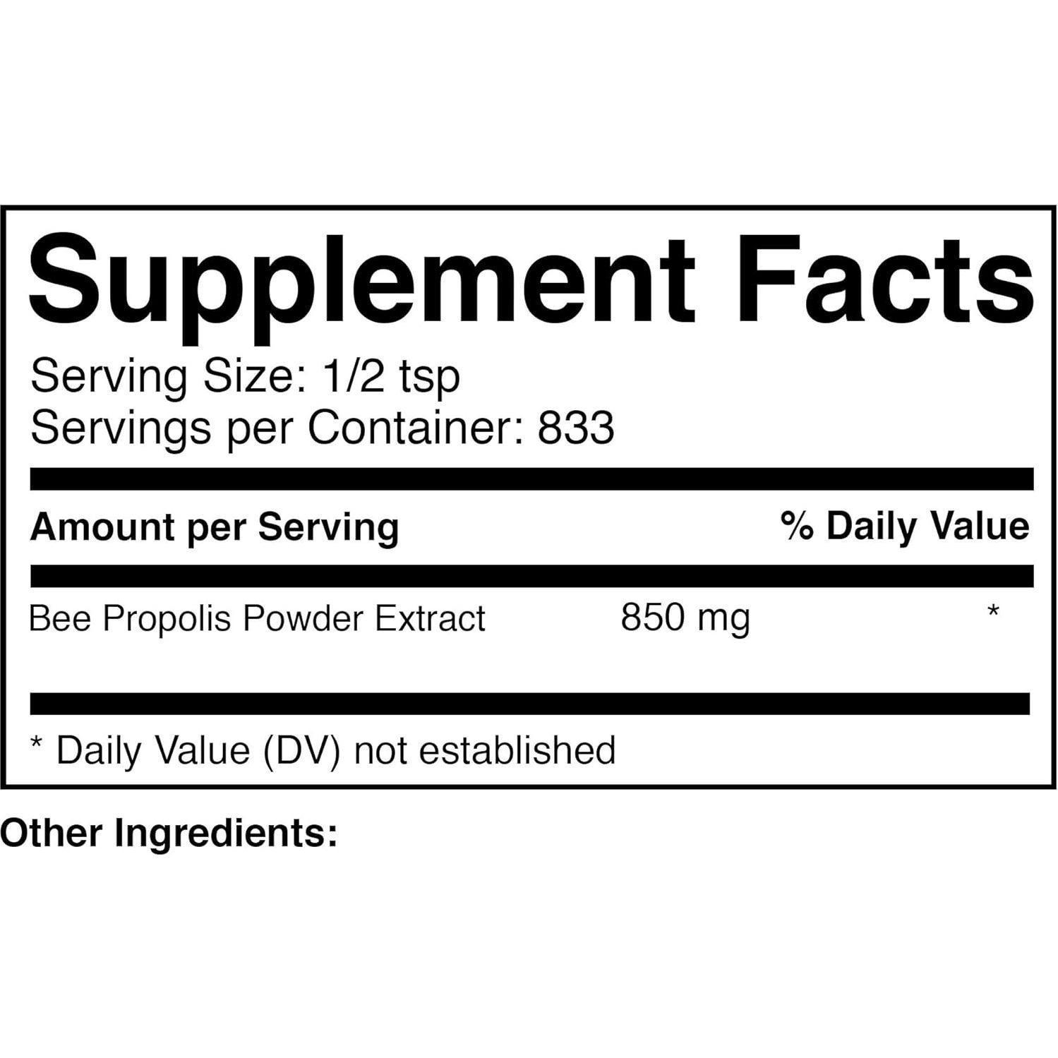 Extracto de Propóleos en Polvo 4:1 Vida Prescrita 1 kg