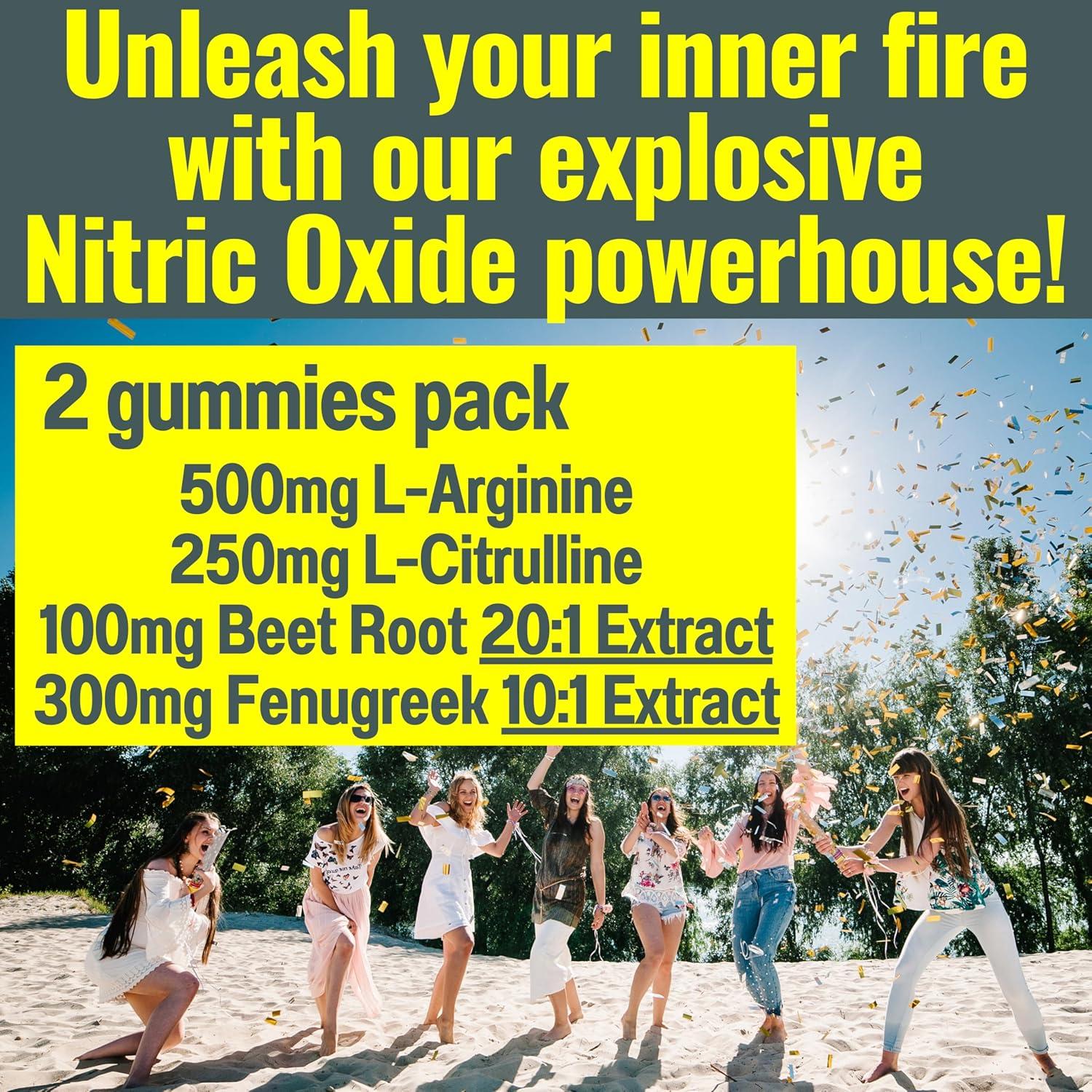 Gomitas SHIZAM Óxido Nítrico L-Arginina 500mg Sabor Limón