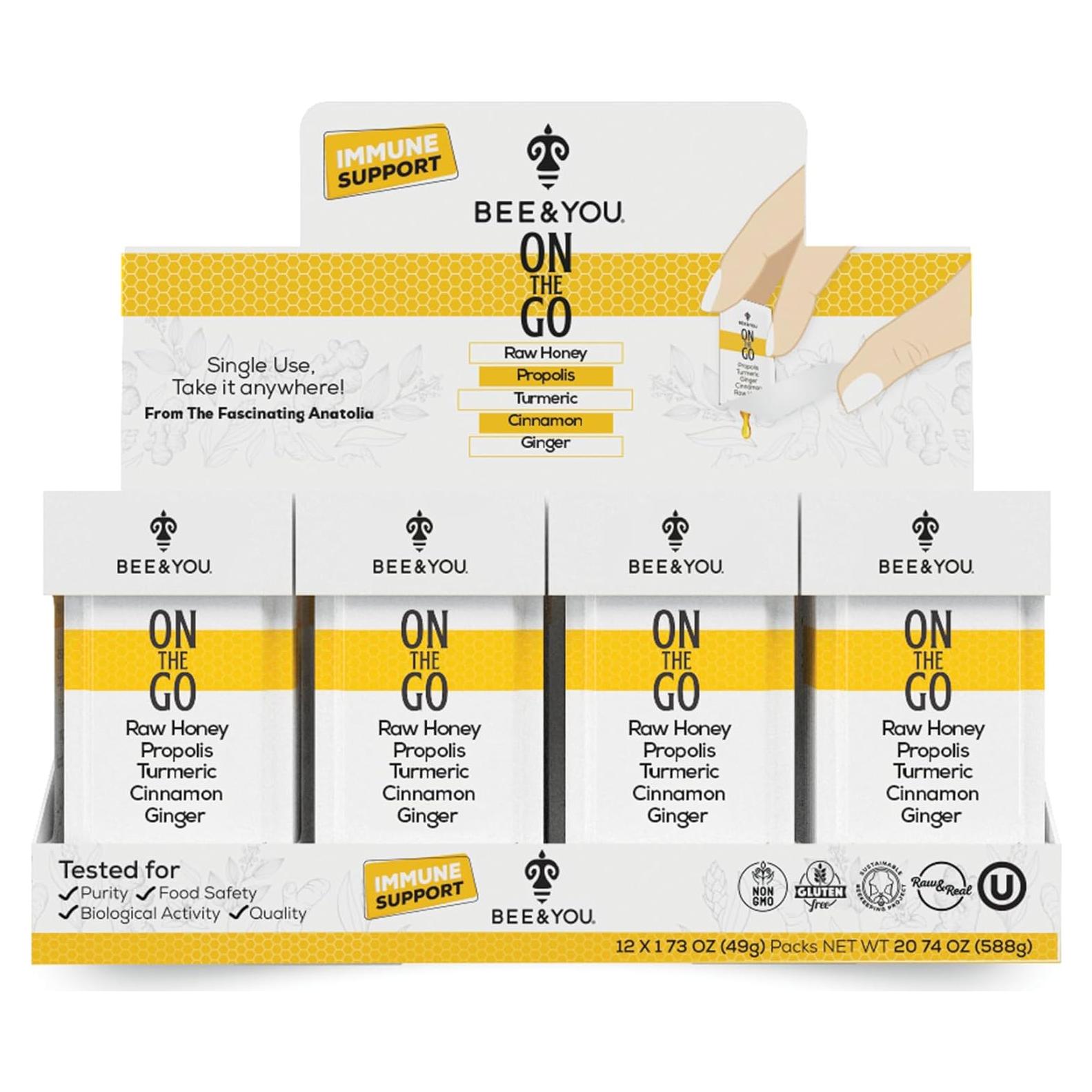 Bee and You En Movimiento - Suplemento Inmunológico 12x49g