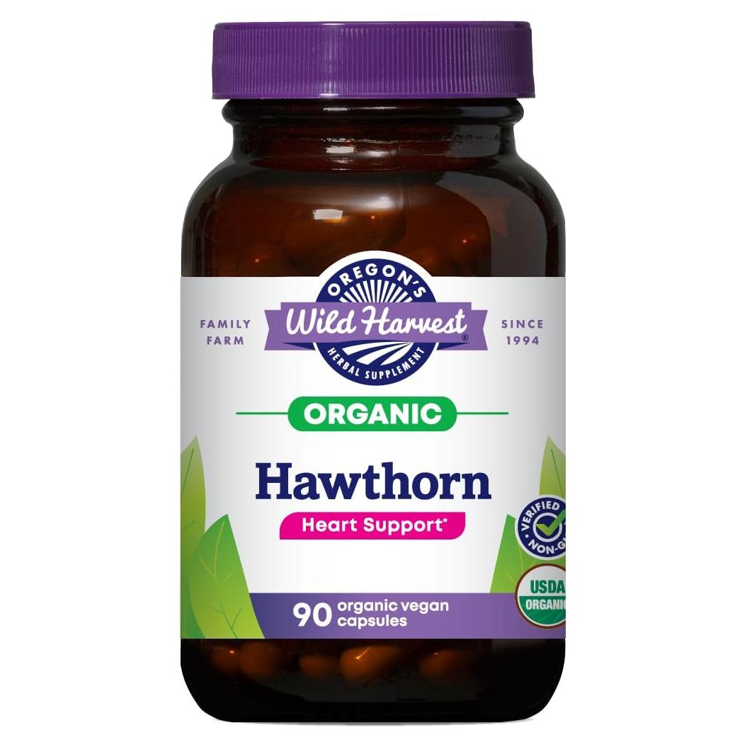 Cápsulas de Espino Orgánico Oregon's Wild Harvest 1200 mg 90 Unidades