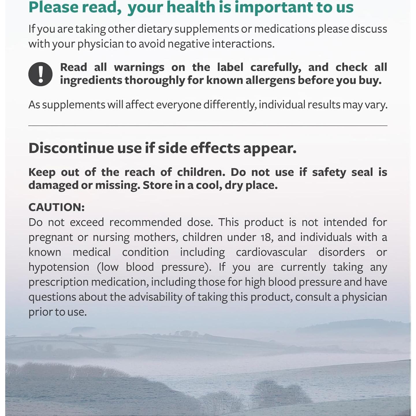 Cápsulas de Extracto de Baya de Espino Healths Harmony 60 Unidades
