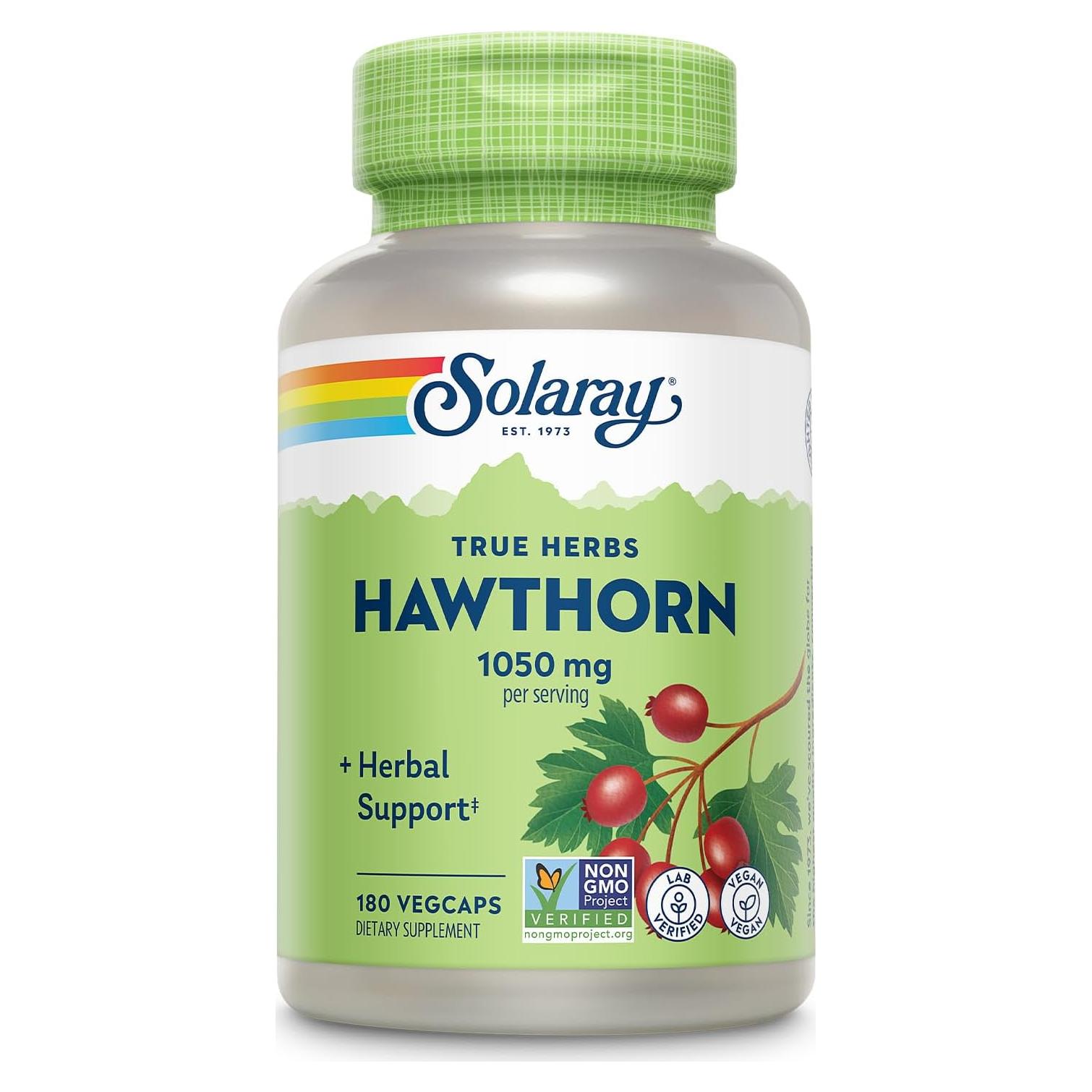 Cápsulas de Baya de Espino Solaray 1050 mg - 180 VegCaps