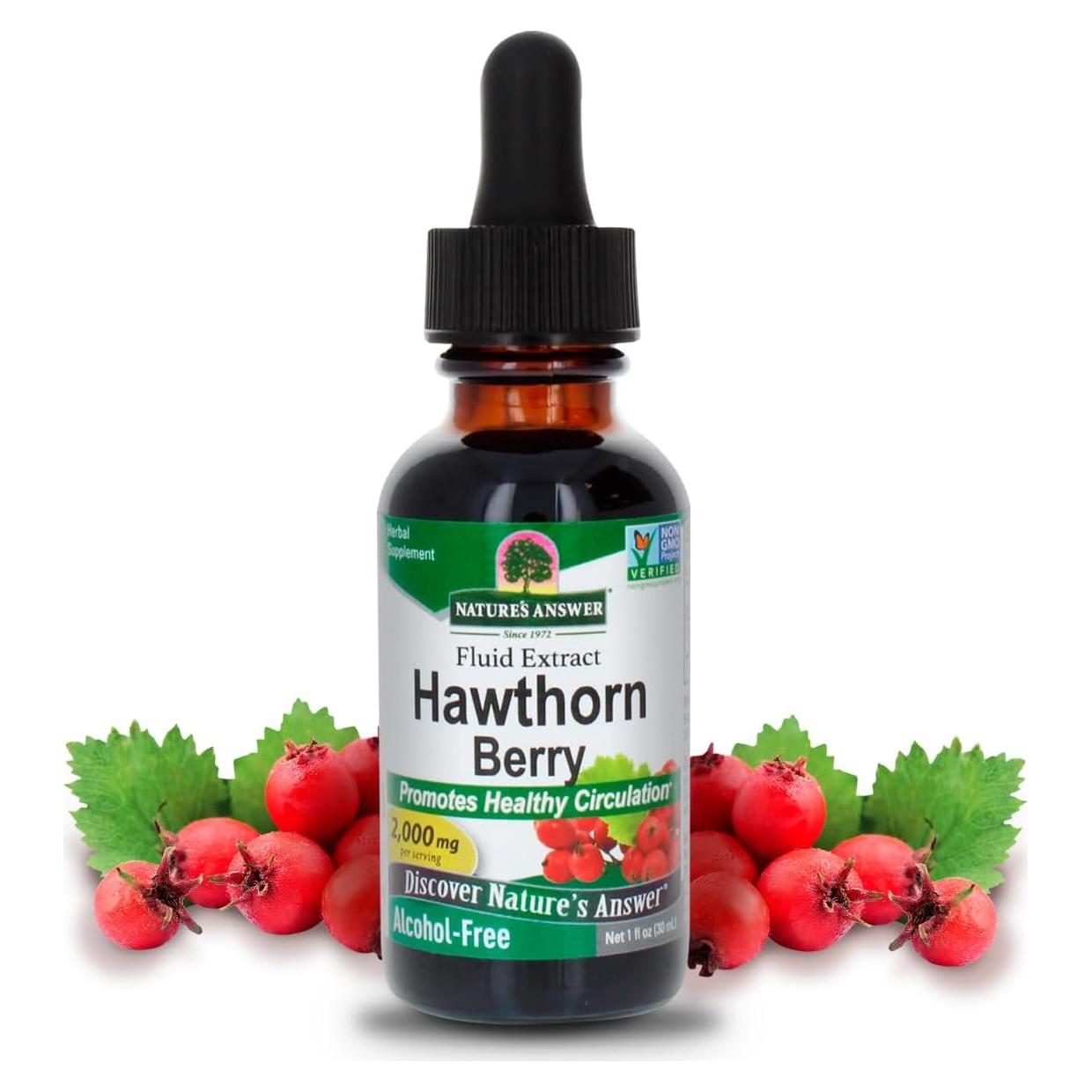 Extracto de Baya de Espino Nature's Answer 30 ml - Soporte Cardiovascular