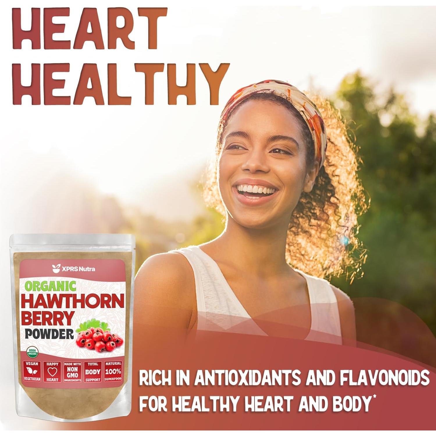 Polvo de Baya de Espino Orgánico XPRS Nutra 113.4g - Suplemento Vegano