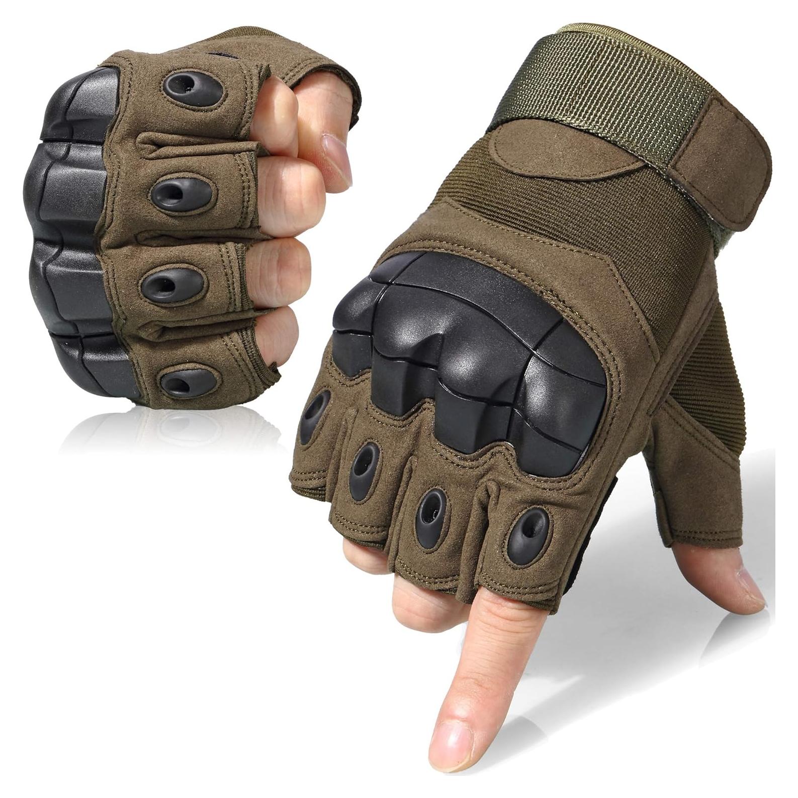 Guantes Tácticos WTACTFUL P10 Negros para Motocicleta