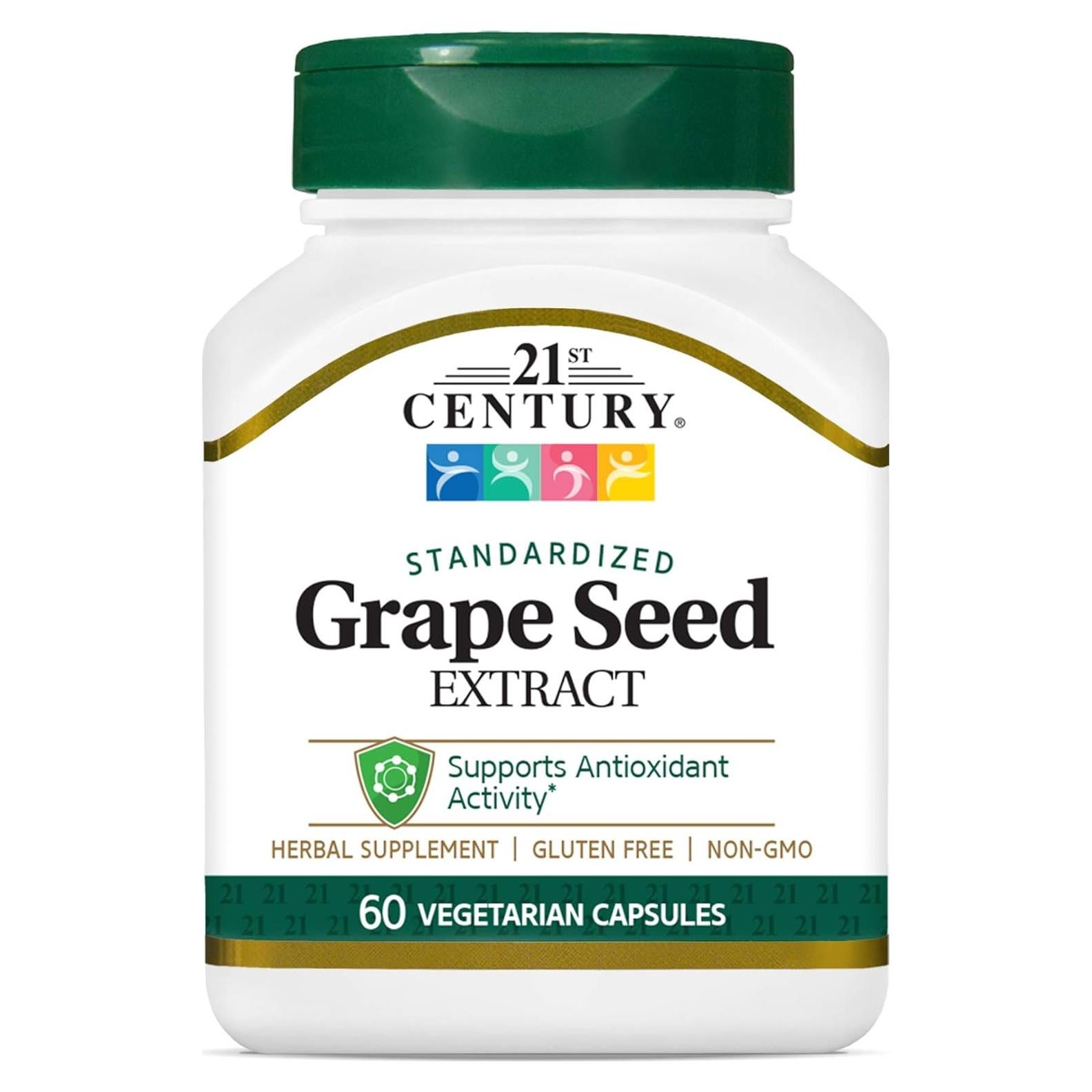 Extracto de Semilla de Uva Siglo 21 Cápsulas Veganas 60 Unidades