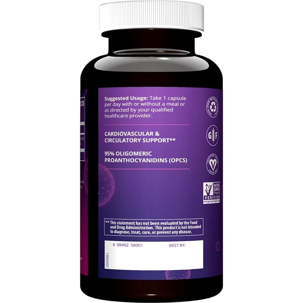 Extracto de Semilla de Uva MRM Nutrition 100 Porciones Antioxidantes