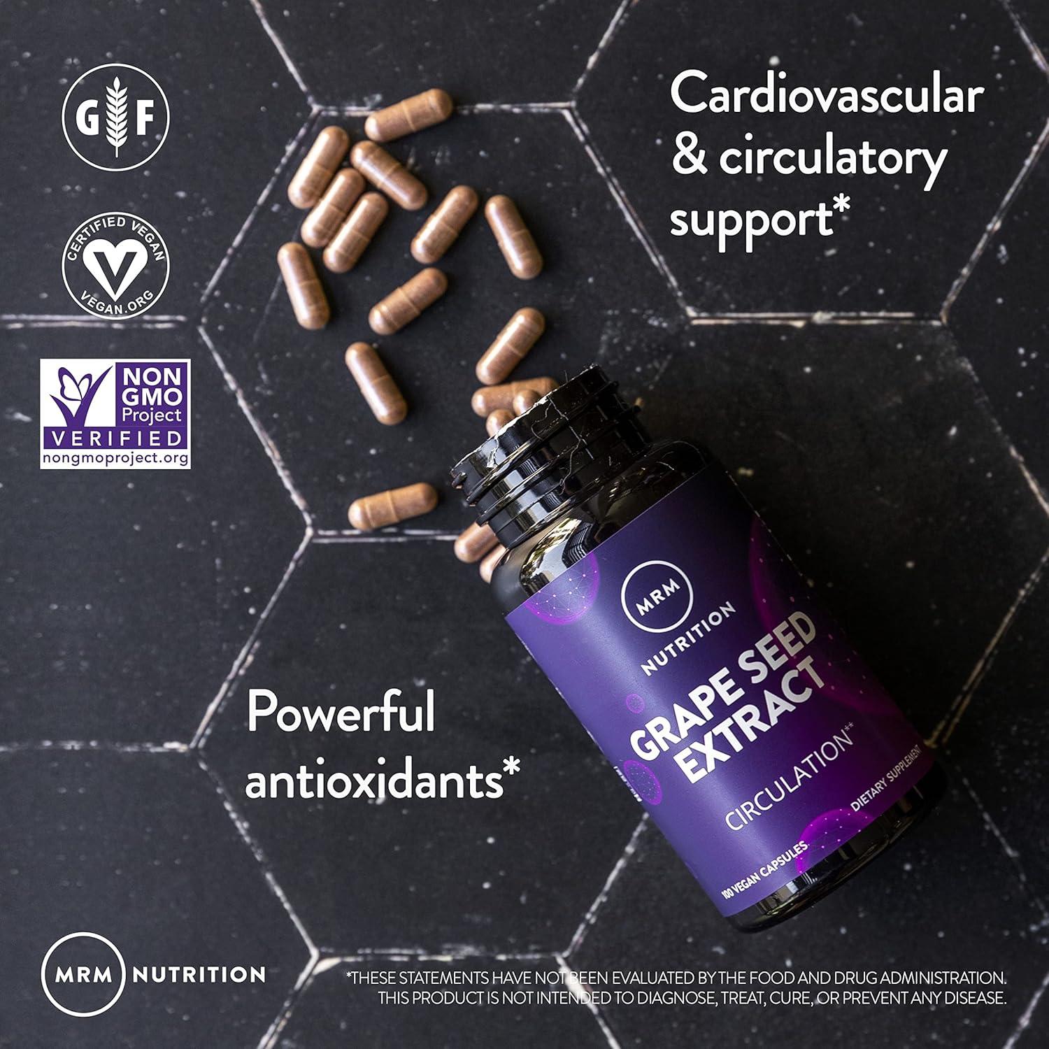 Extracto de Semilla de Uva MRM Nutrition 100 Porciones Antioxidantes