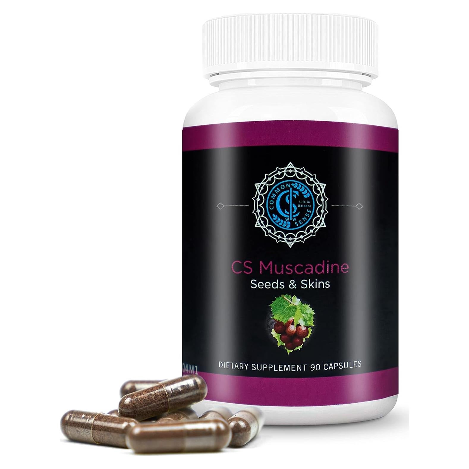 Cápsulas de Extracto de Semilla y Piel de Uva Muscadina - 90 Unidades