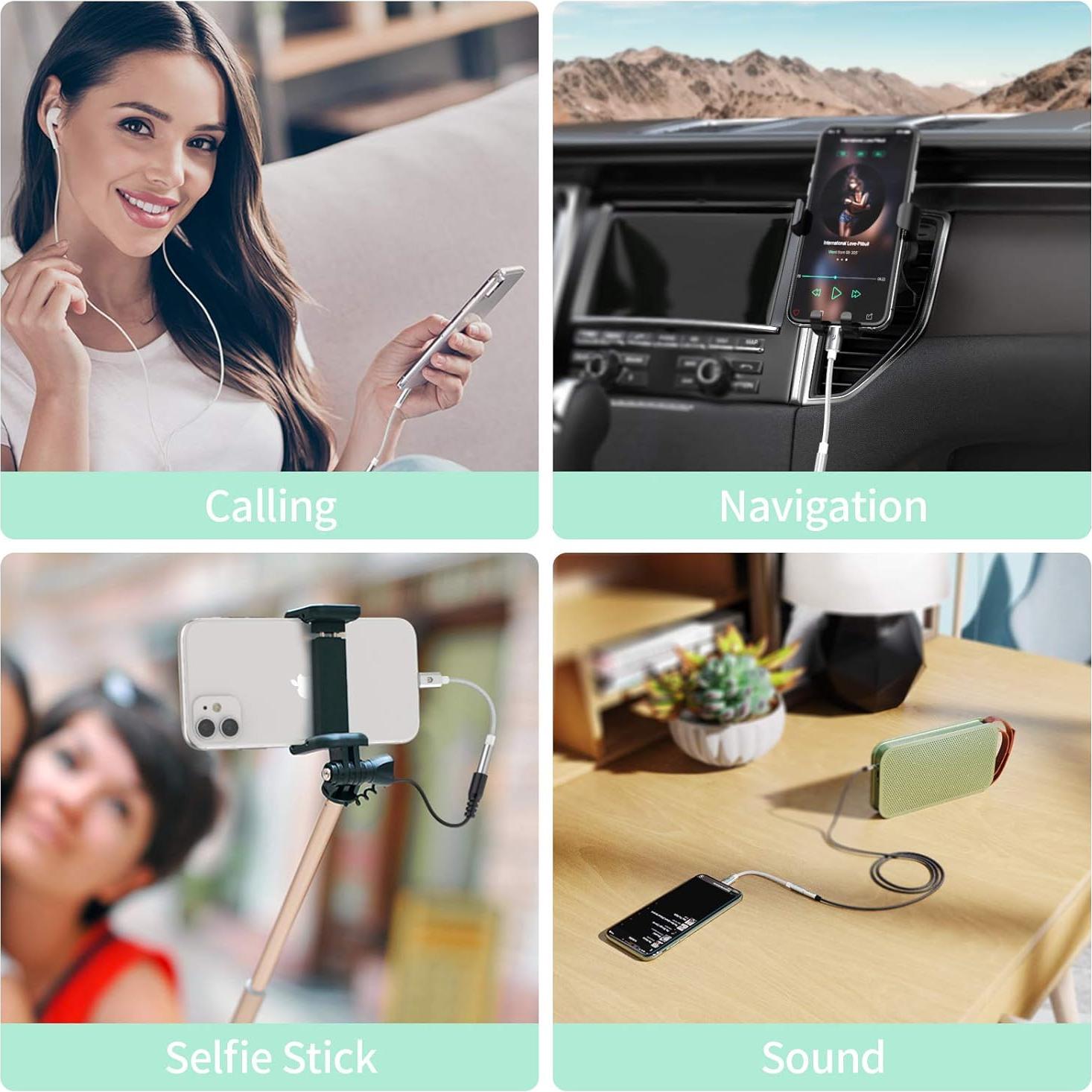 Adaptador de Auriculares UNBREAKcable Lightning a 3.5mm