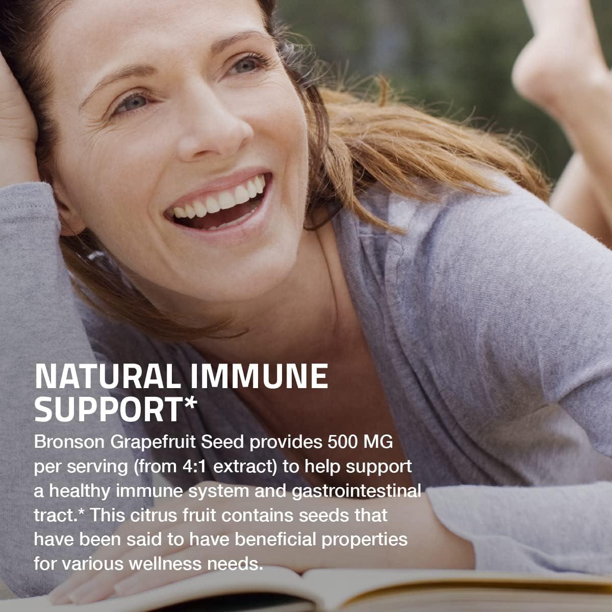 Extracto de Semilla de Pomelo Bronson 500 MG 120 Cápsulas Vegetarianas
