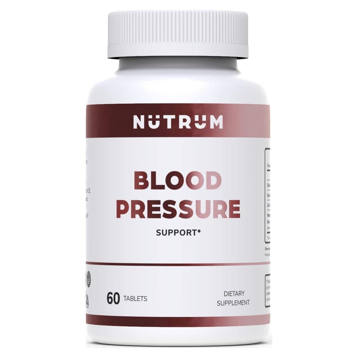 Suplemento Vegano Nutrum para Presión Arterial 60 Tabletas