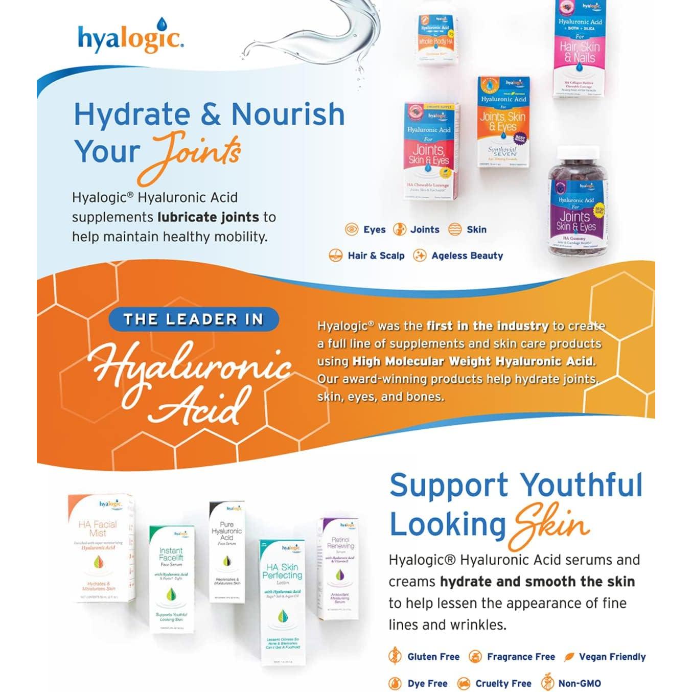 Suplemento de Resveratrol Hyalogic 30 Cápsulas - Salud Piel y Ojos