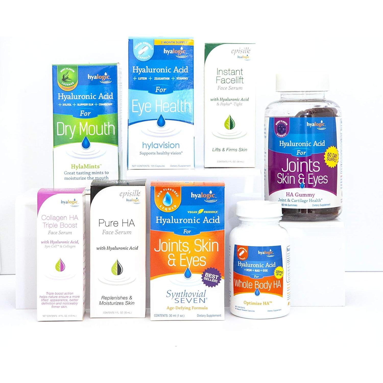 Suplemento de Resveratrol Hyalogic 30 Cápsulas - Salud Piel y Ojos