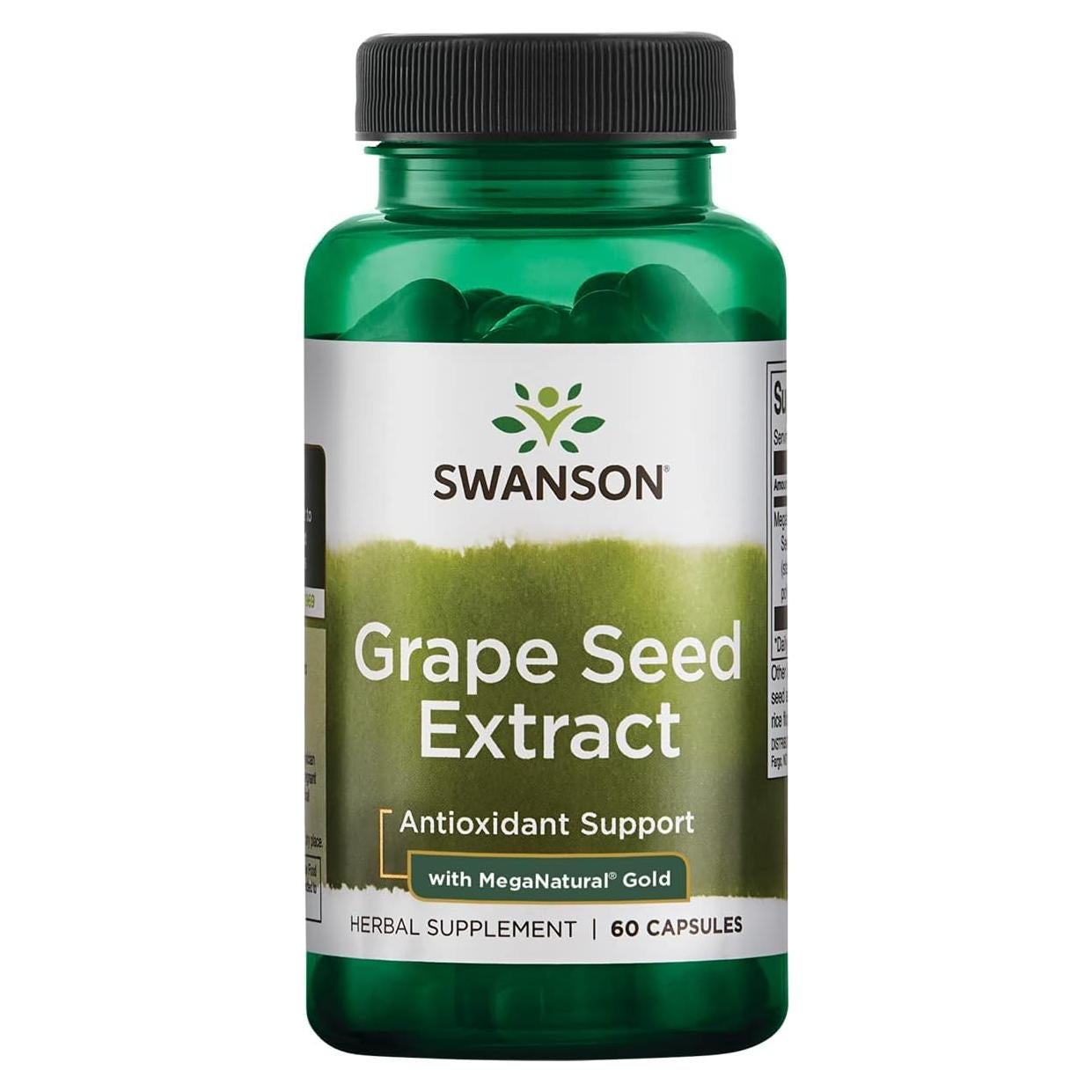 Extracto de Semilla de Uva Swanson 60 Cápsulas 100 mg