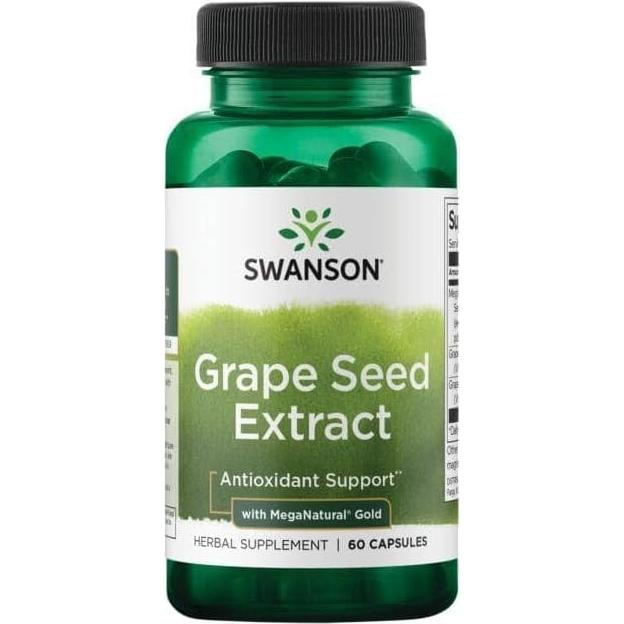 Extracto de Semilla de Uva Swanson 60 Cápsulas 100 mg