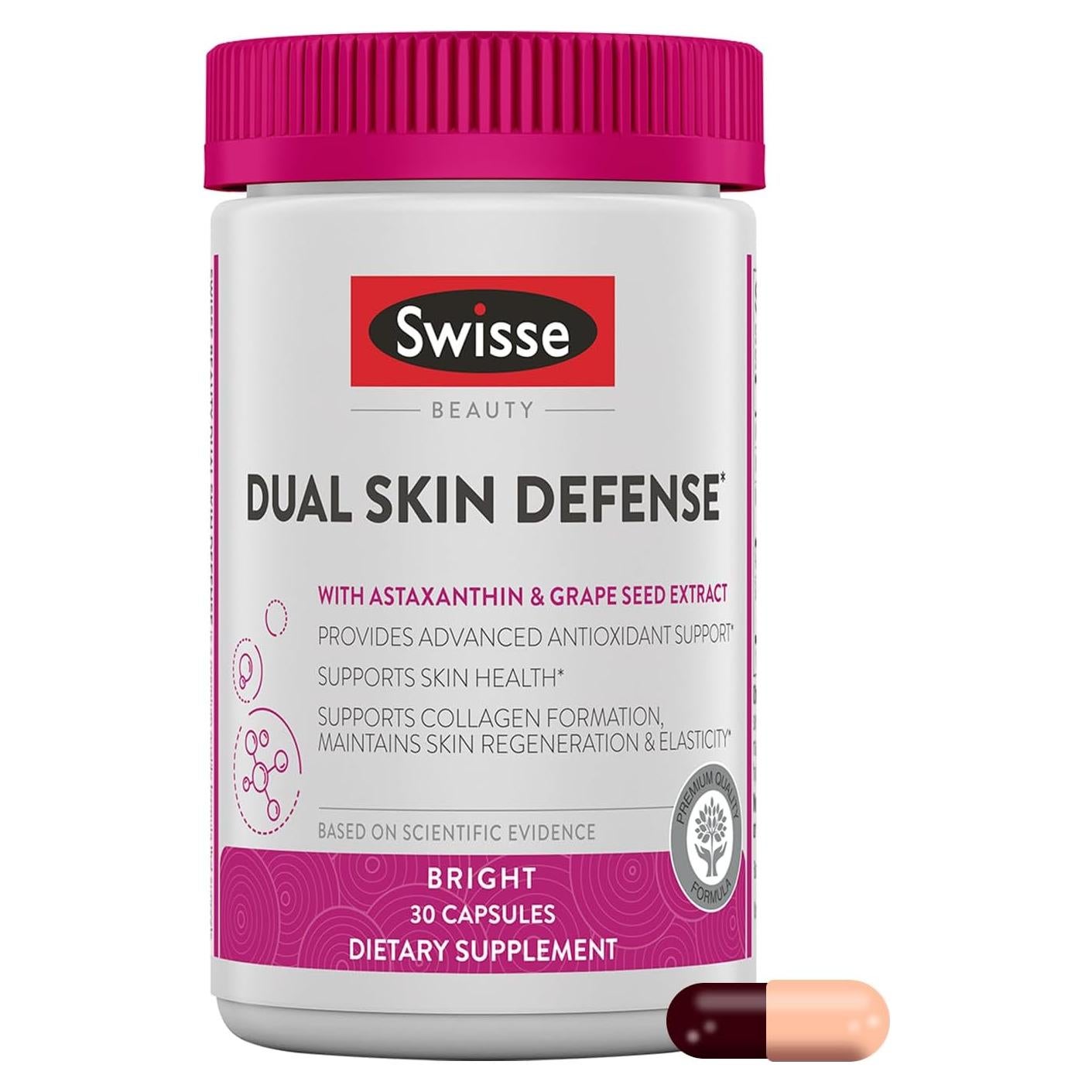 Suplemento de Defensa Dual Swisse Beauty | 30 Cápsulas Antioxidantes