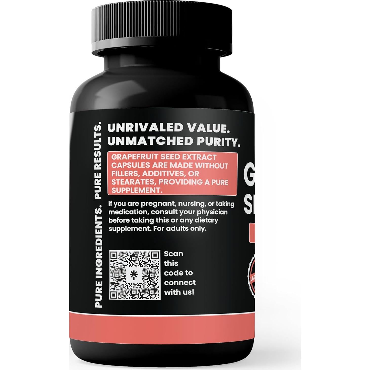 Extracto de Semilla de Pomelo Pure Original Ingredients 365 Cápsulas