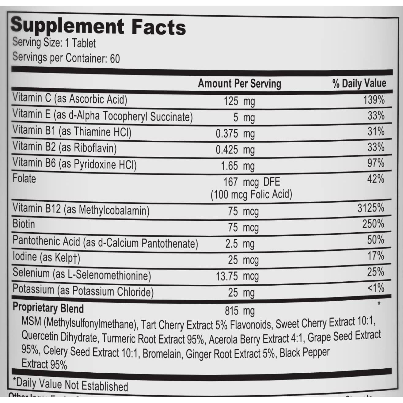 Suplemento de Ácido Úrico Alerna - 60 Tabletas Vegetarianas