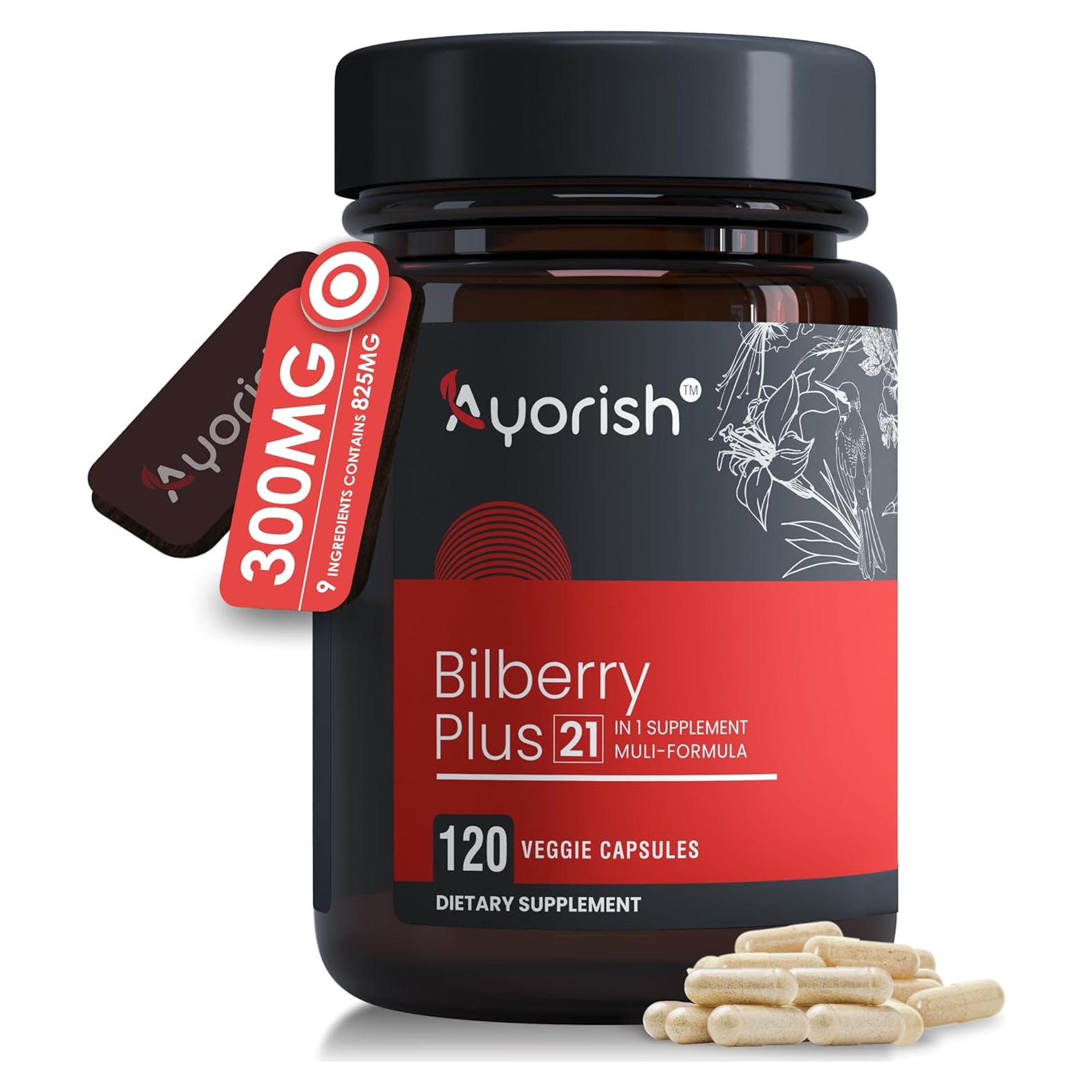 Vitaminas Ayorish para Ojos 120 Cápsulas - Luteína, Zeaxantina, Omega 3