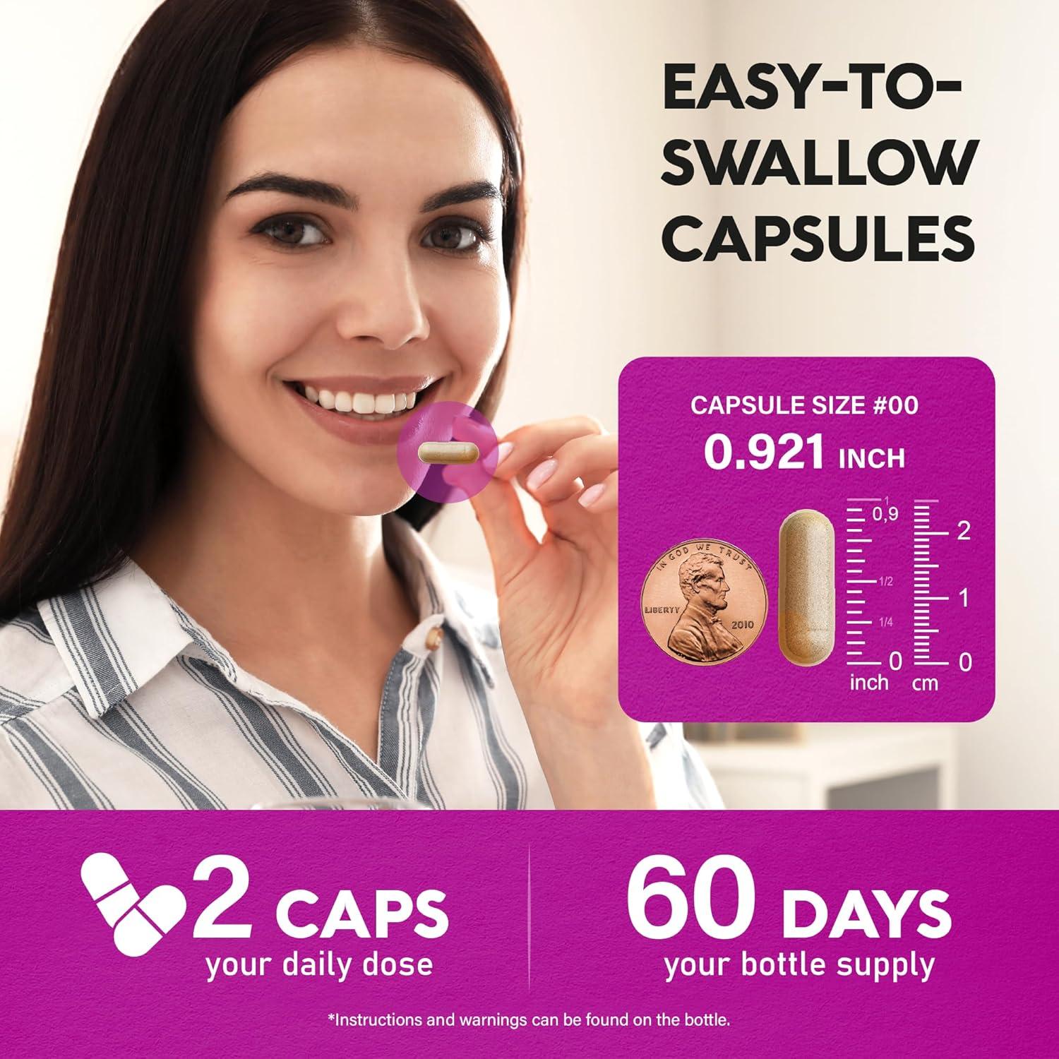 Suplemento de Resveratrol NUTRA HARMONY - 120 Cápsulas Antioxidantes