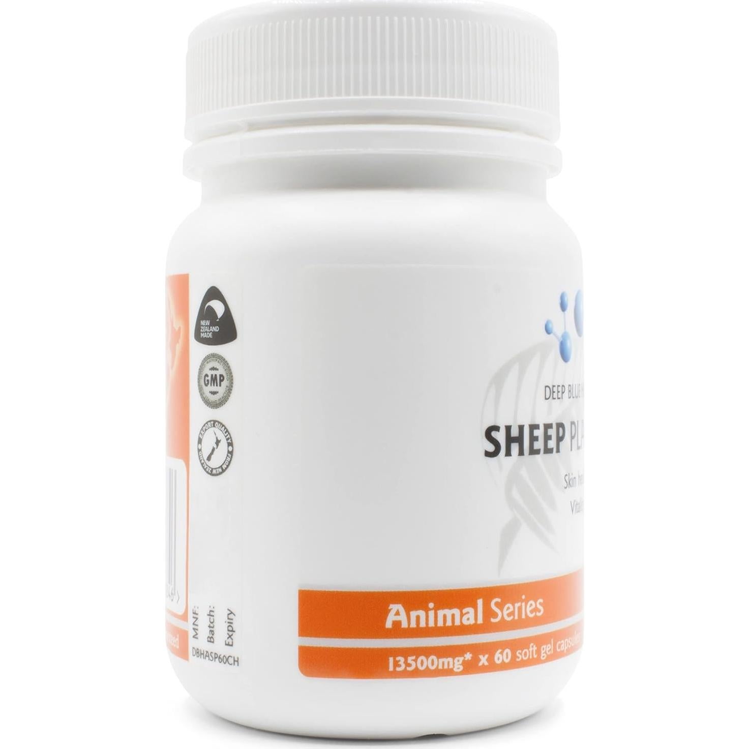 Suplemento de Placenta de Oveja Deep Blue Health 13500mg x 60 Cápsulas