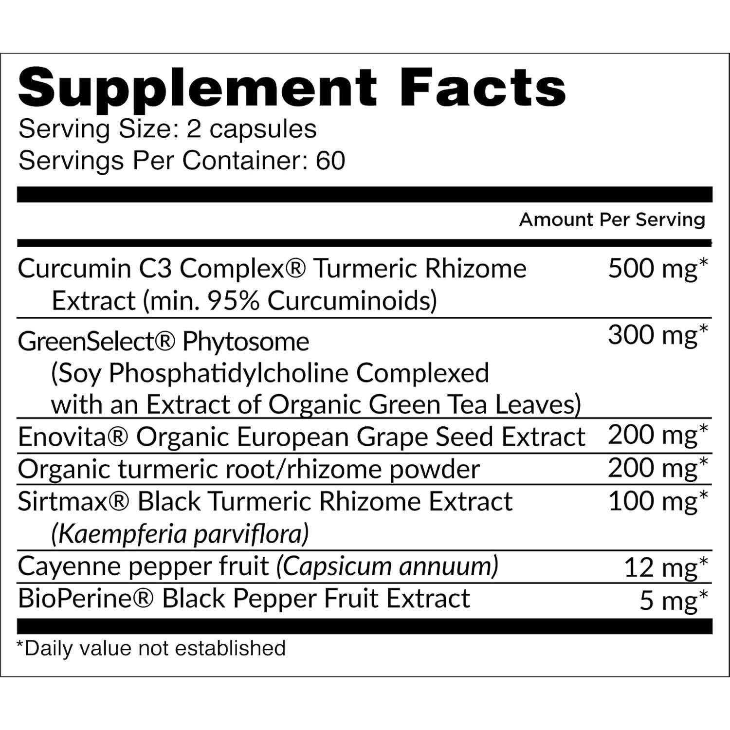 Ultra Cell Biotect - Soporte Antioxidante con Cúrcuma y Té Verde - 120 Cápsulas