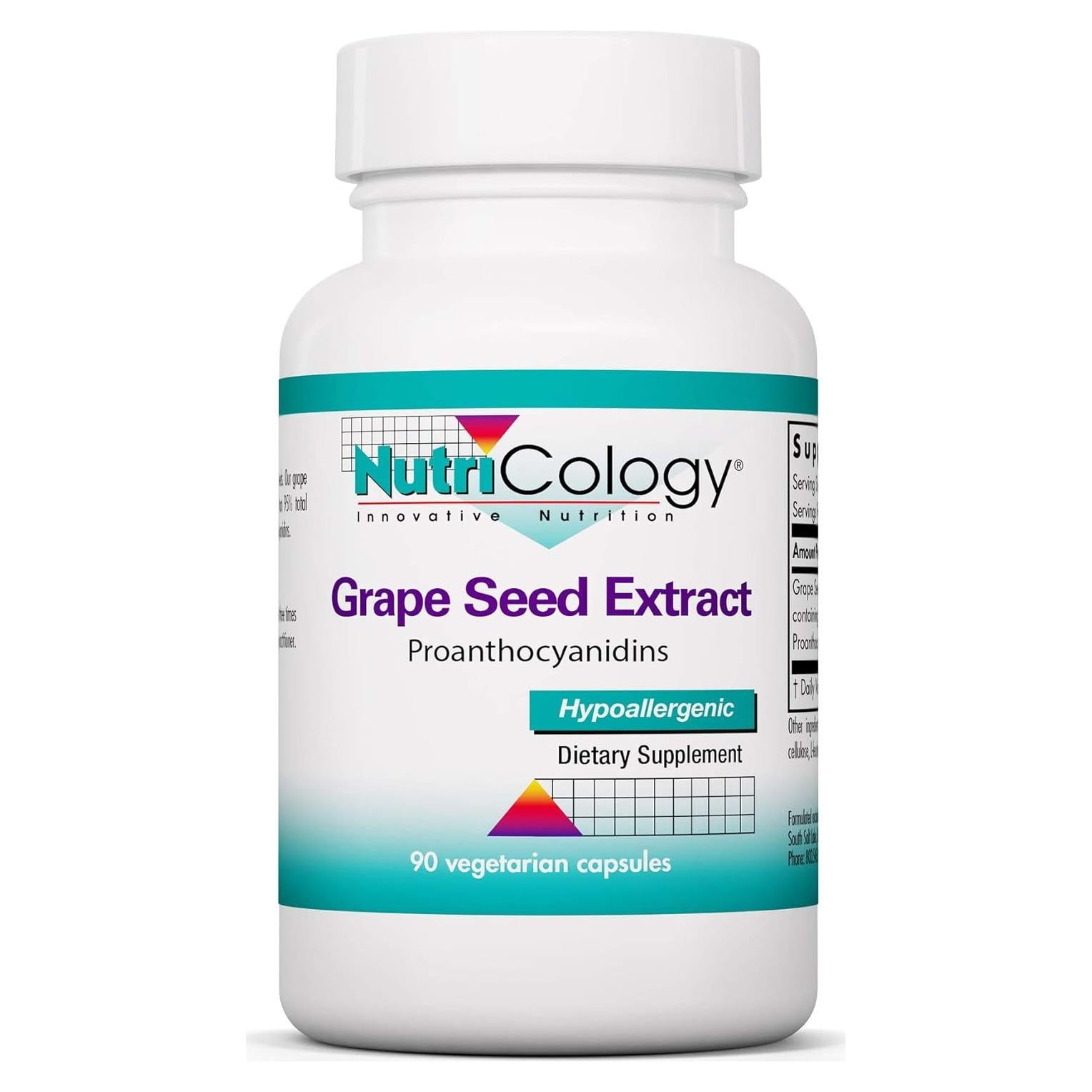 Nutricology Extracto de Semilla de Uva 300mg - 90 Cápsulas