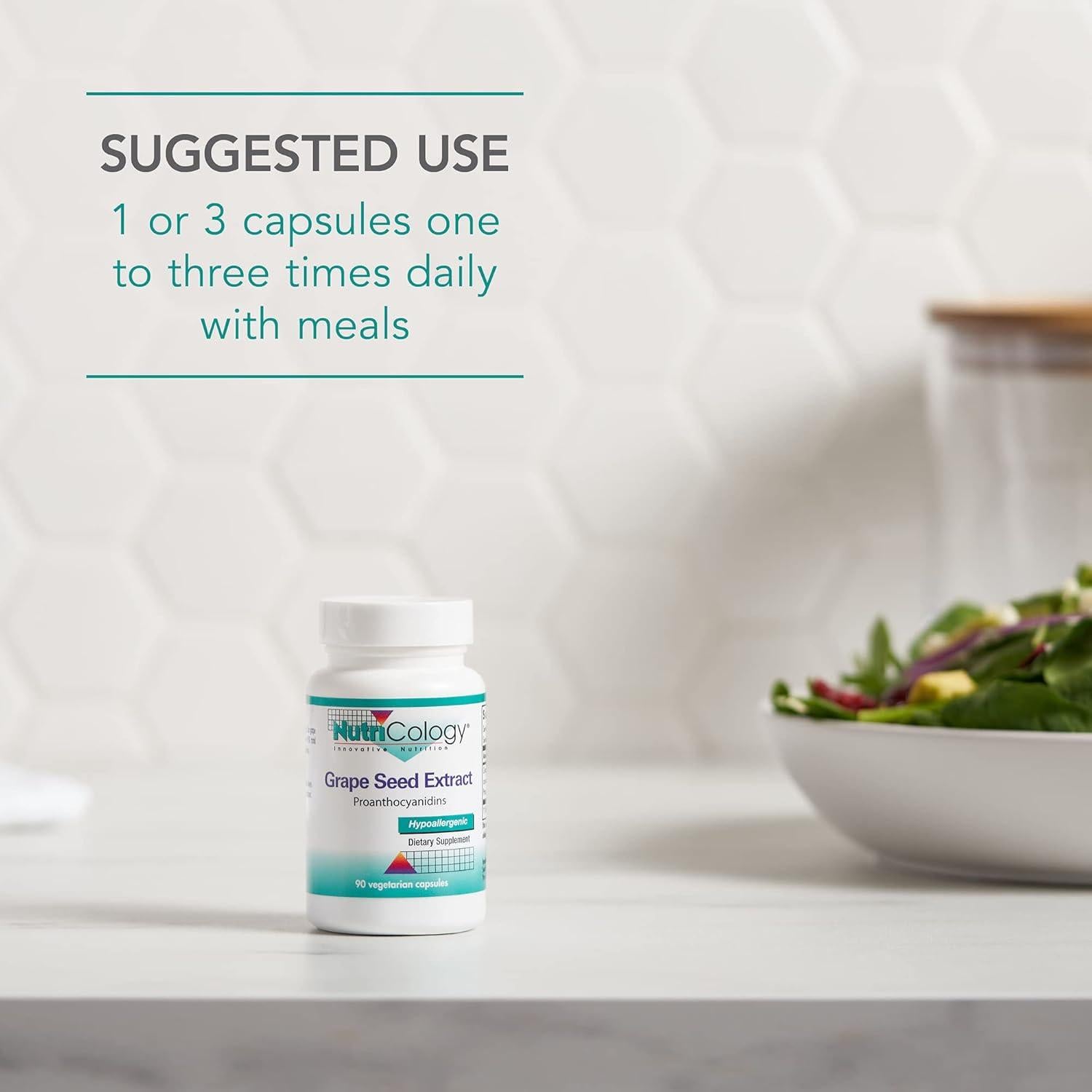 Nutricology Extracto de Semilla de Uva 300mg - 90 Cápsulas