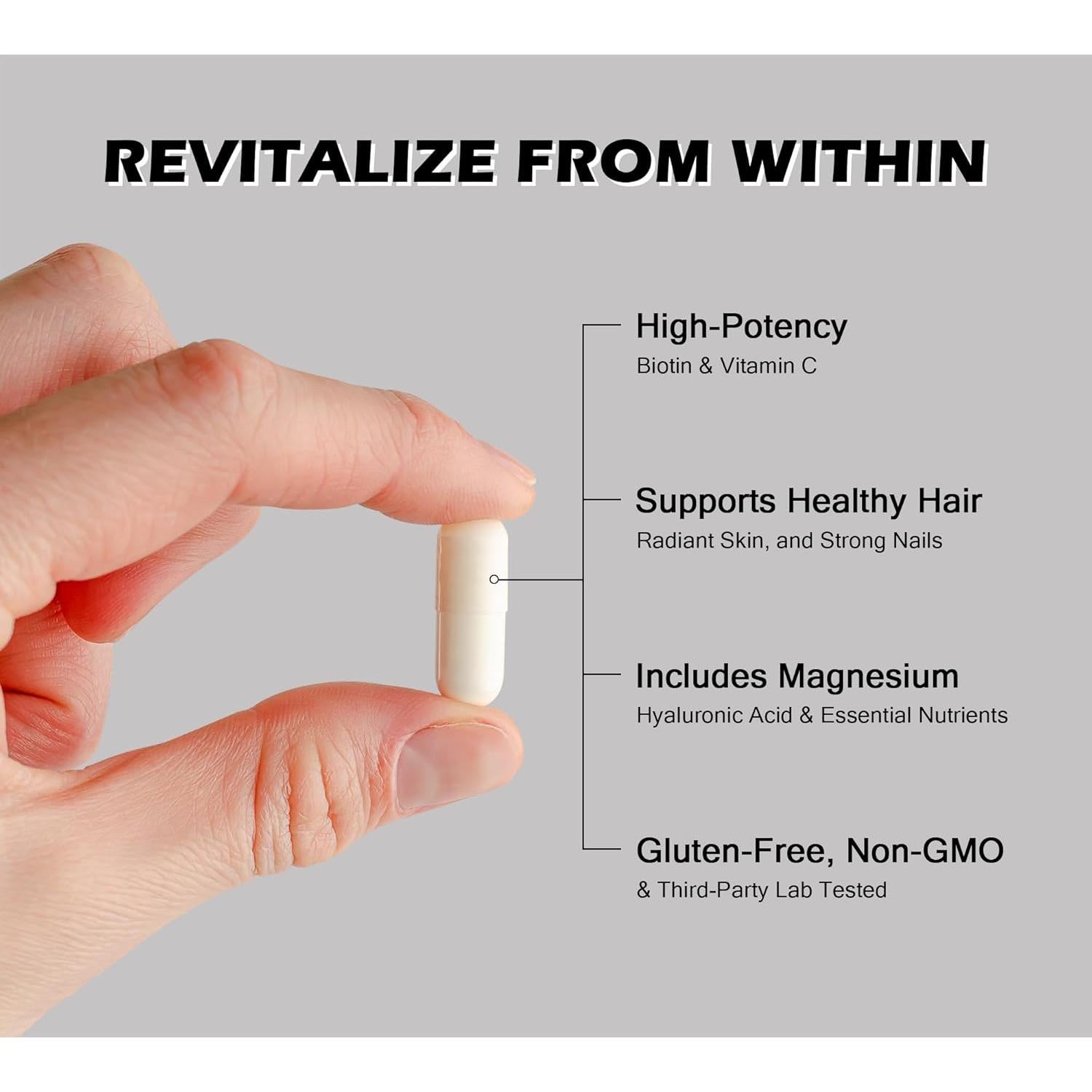 Suplemento de Colágeno 14-en-1 DLNIA con Biotina y Queratina