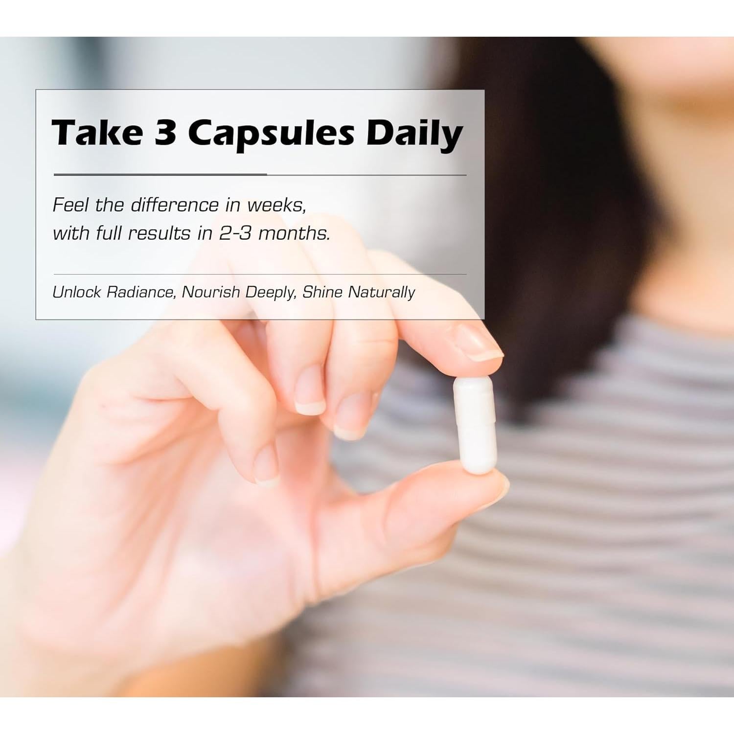 Suplemento de Colágeno 14-en-1 DLNIA con Biotina y Queratina