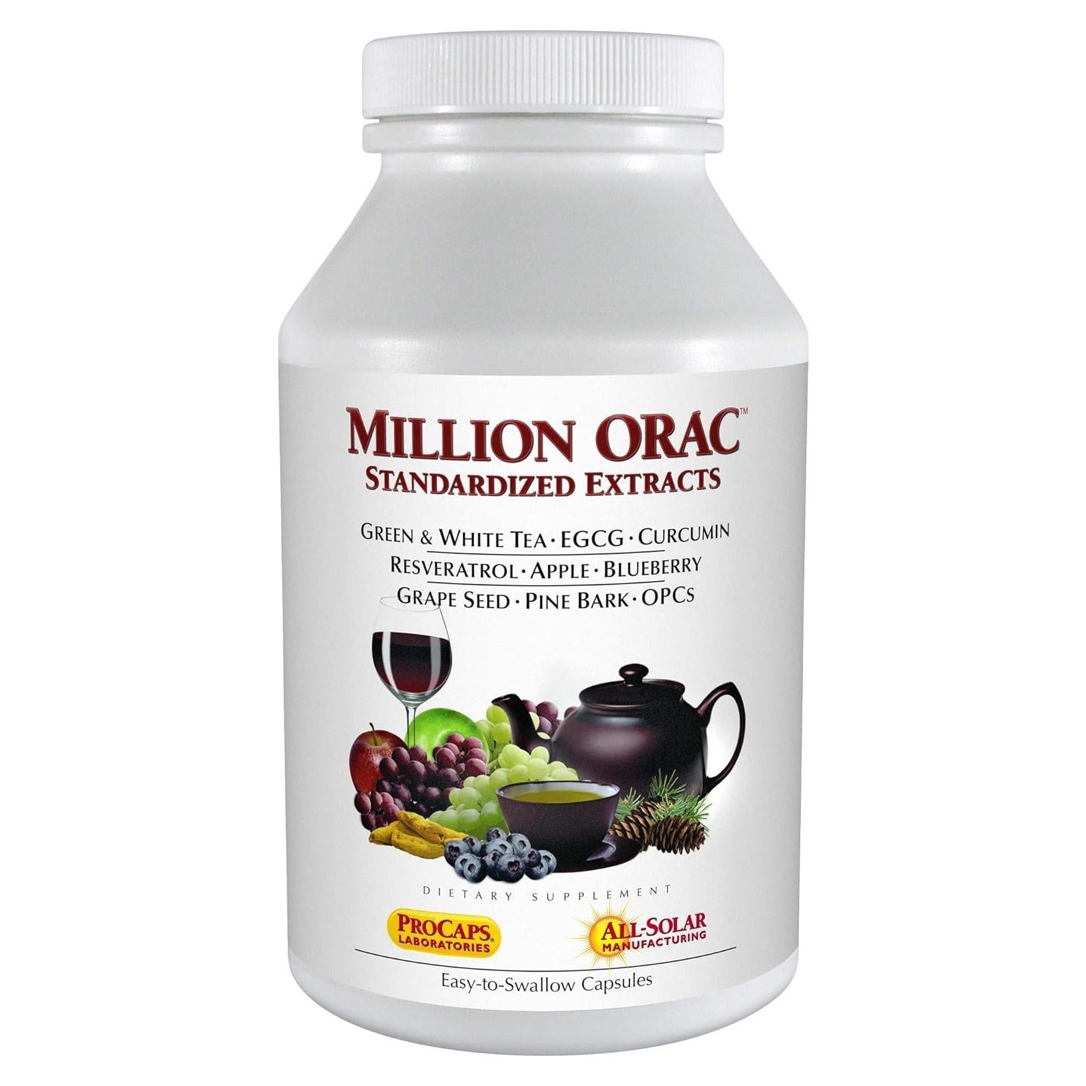 Cápsulas Antioxidantes Andrew Lessman Million ORAC 60 Unidades