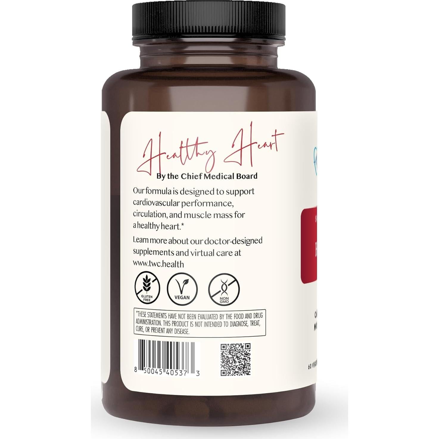 Cápsulas Corazón Saludable La Compañía de Bienestar 60 Unidades