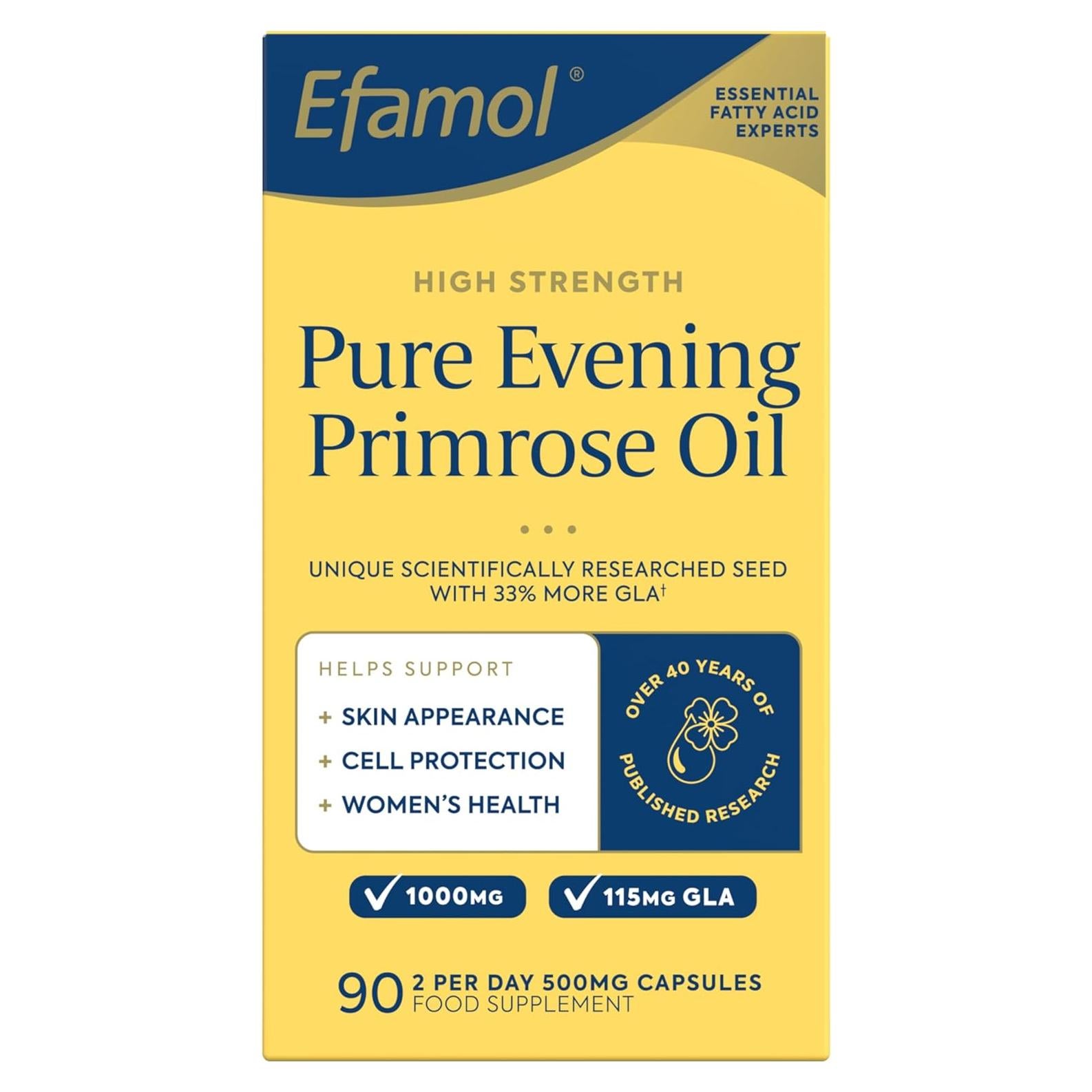 Aceite de Onagra Efamol 500mg 90 Cápsulas