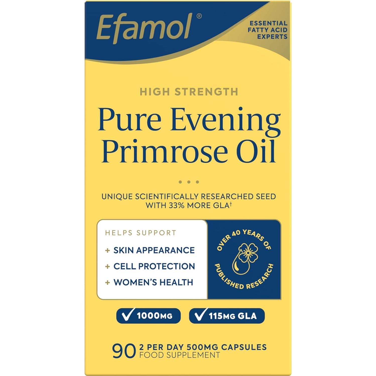 Aceite de Onagra Efamol 500mg 90 Cápsulas