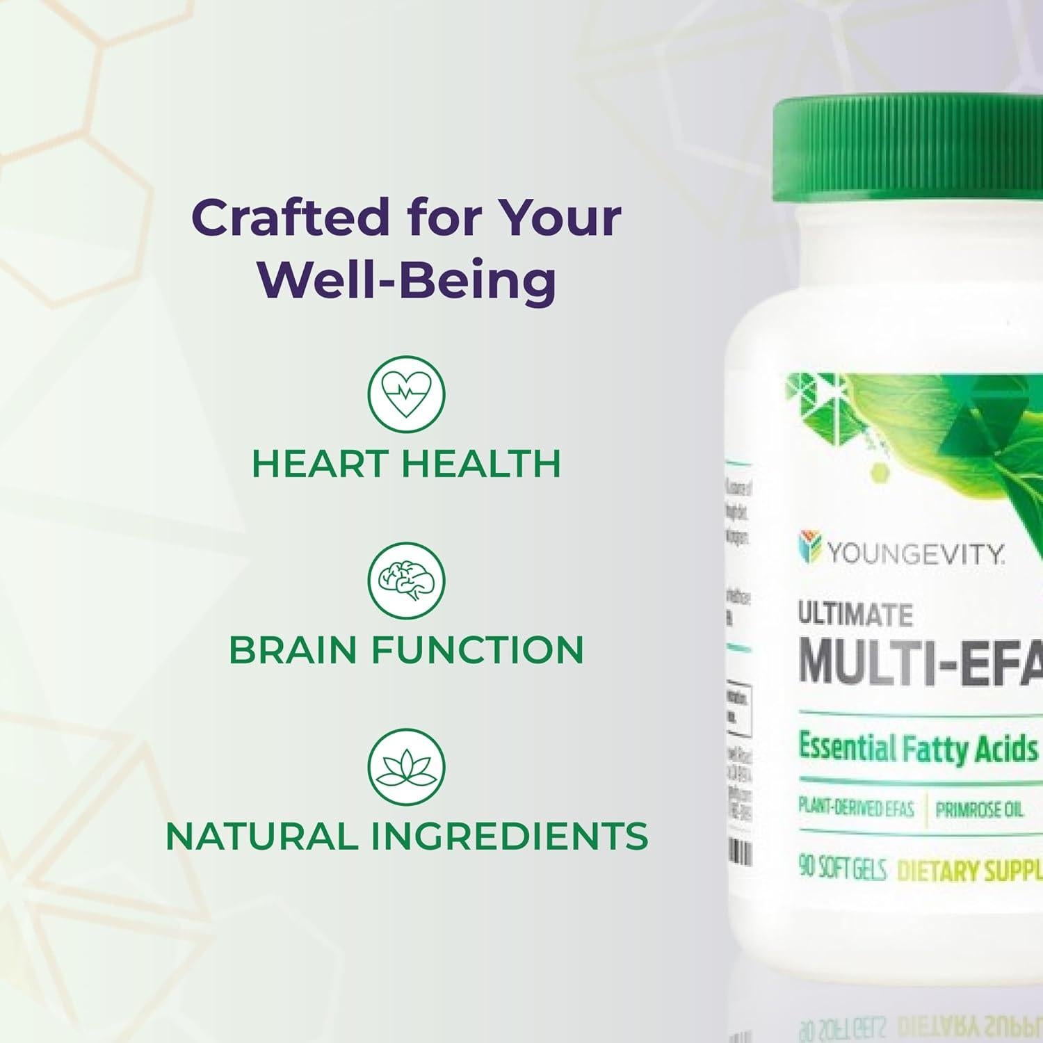 Suplemento EFA Multi-Ultimo Youngevity 90 Softgels Onagra