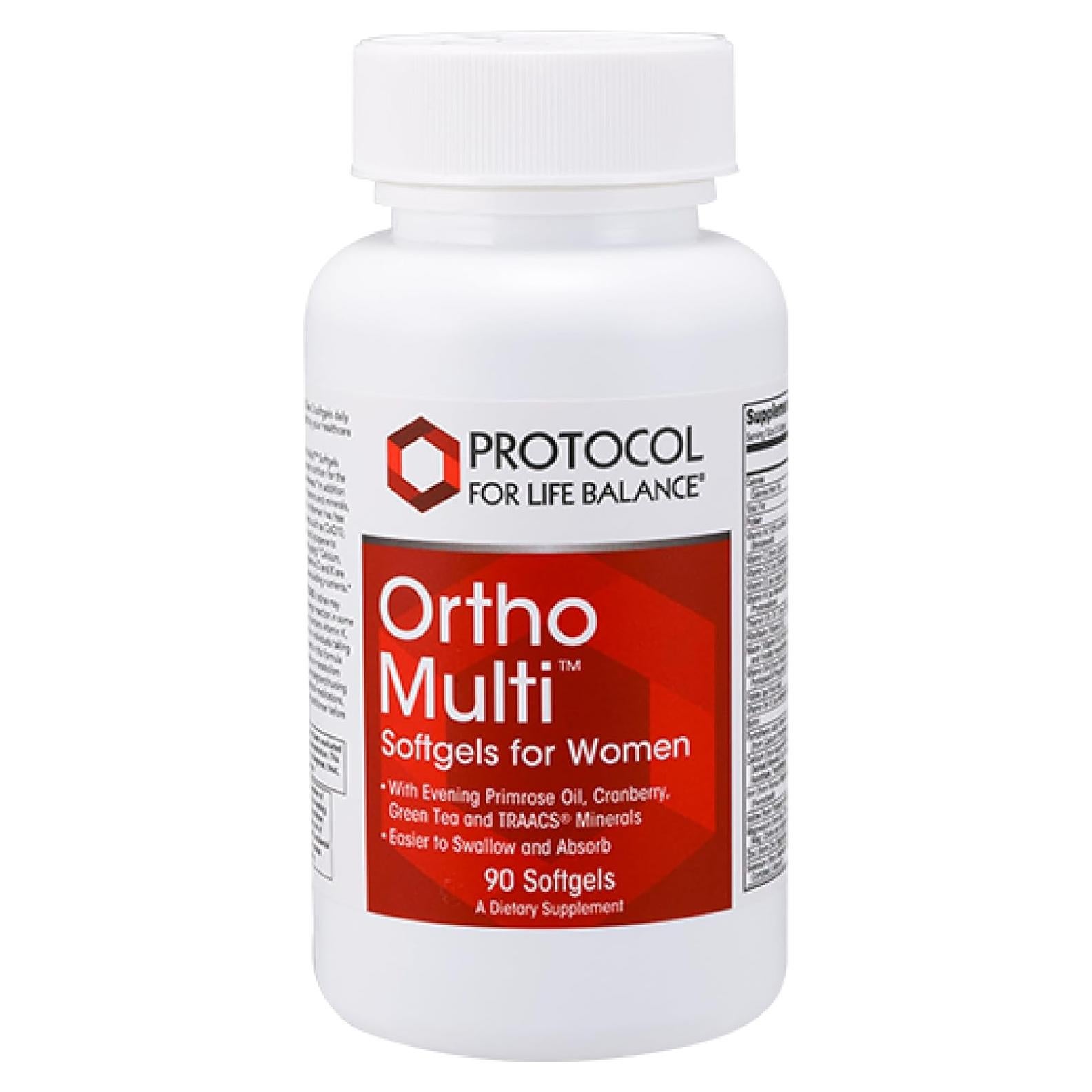Multivitamínico Ortho Multi Softgels para Mujeres - 90 Unidades