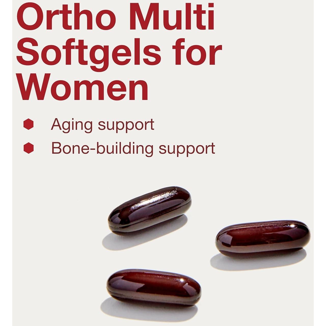 Multivitamínico Ortho Multi Softgels para Mujeres - 90 Unidades