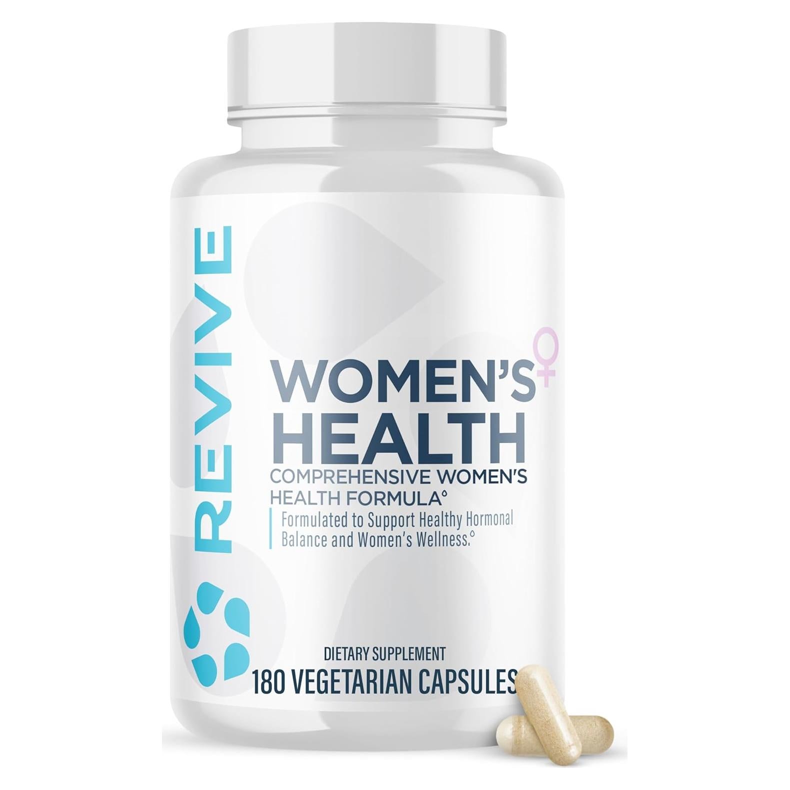 Suplemento Hormonal para Mujeres Revive MD - 180 Cápsulas