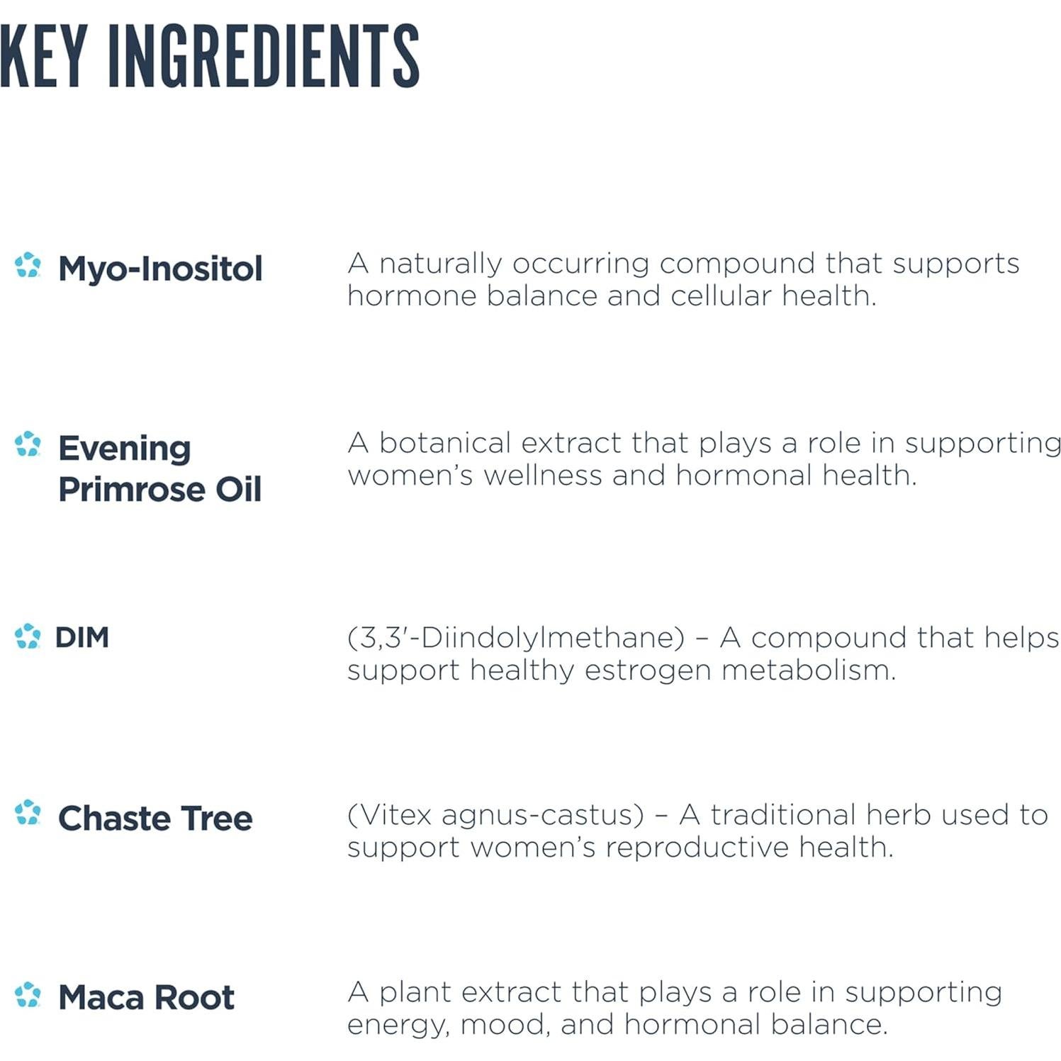 Suplemento Hormonal para Mujeres Revive MD - 180 Cápsulas