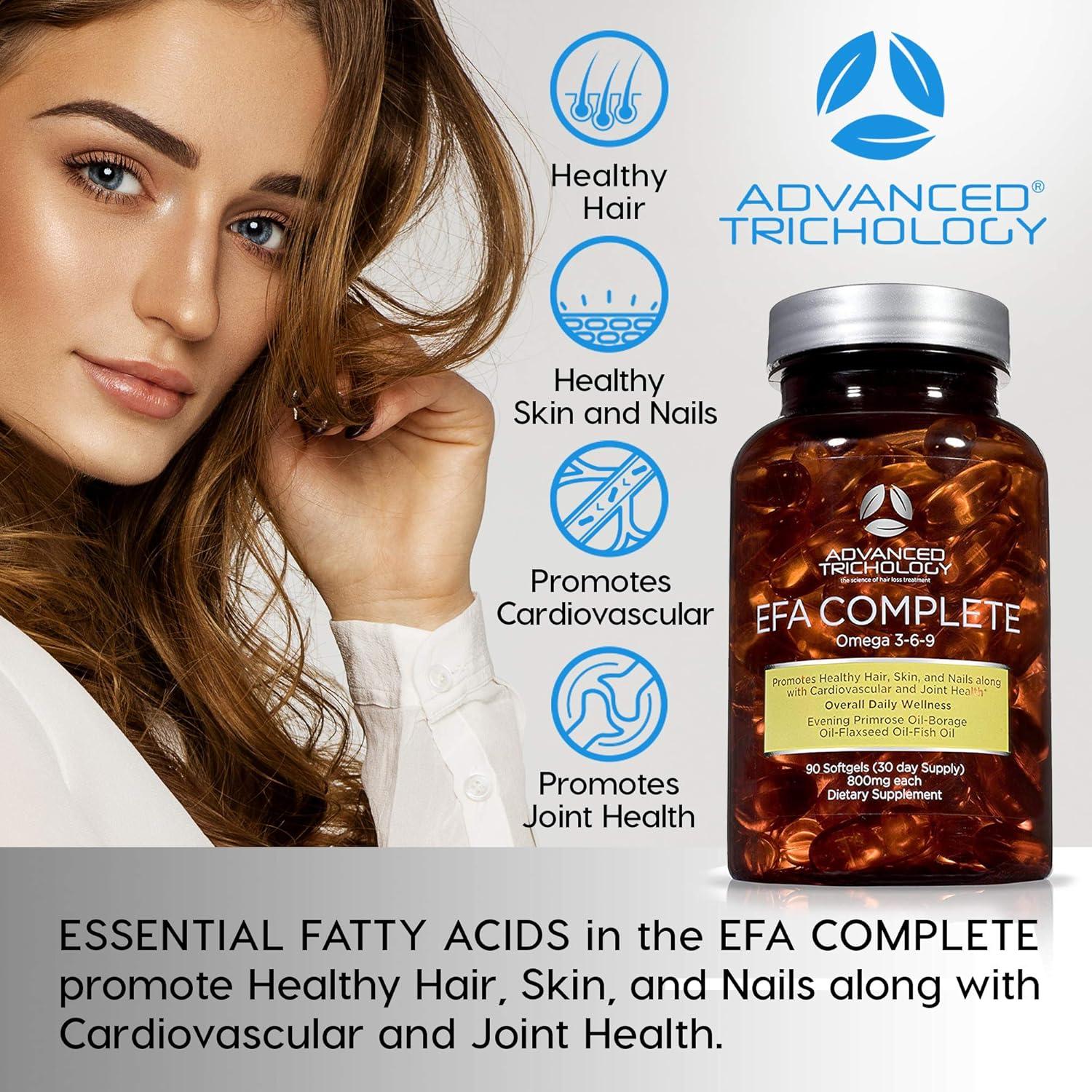 EFA Completo Omega 3 6 9 Tricología Avanzada 800mg 90 cápsulas