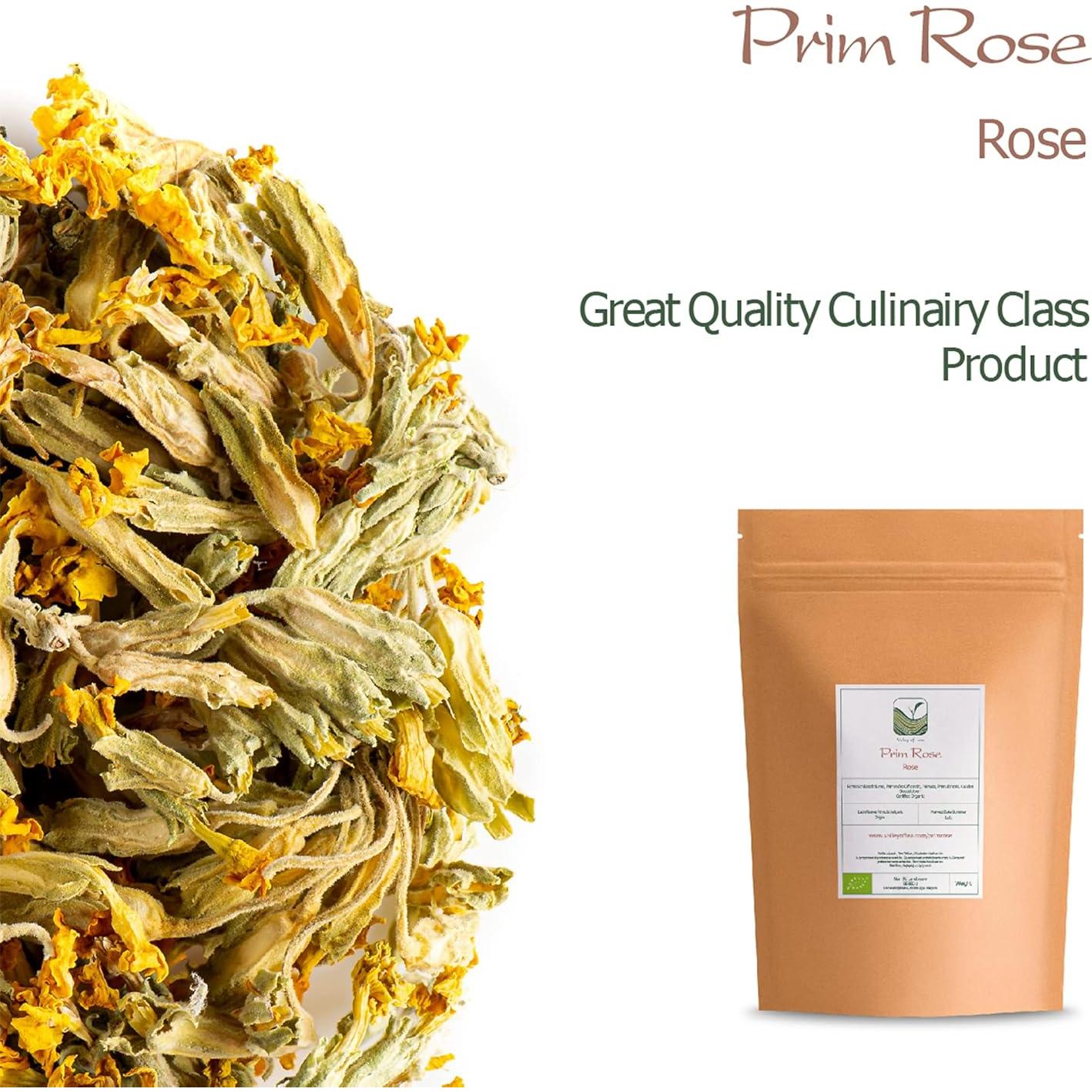 Té de Prímula Orgánico Valley of Tea - 50g Infusión Sin Cafeína